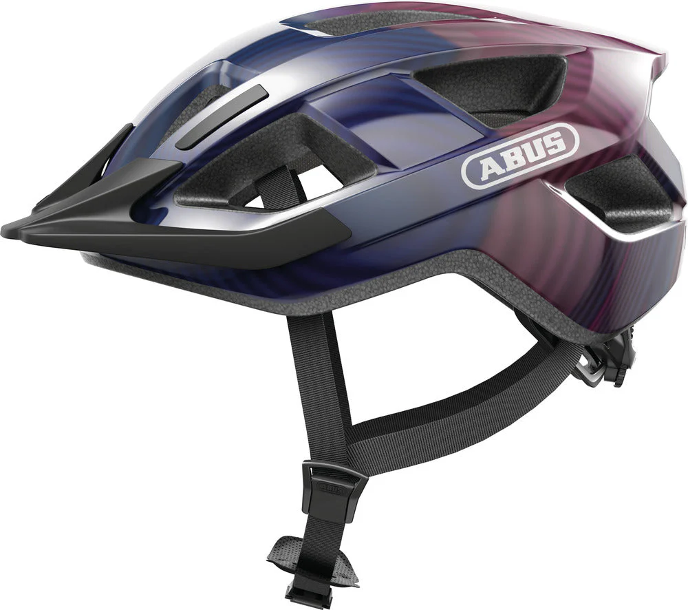 ABUS Aduro 3.0 LED Helm Urban purple waves - Image 2