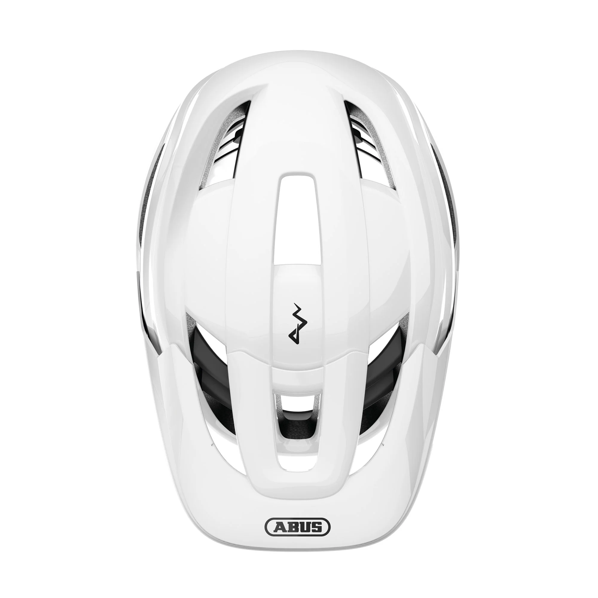 Abus CliffHanger MIPS Mountainbike Helm shiny white - Image 4