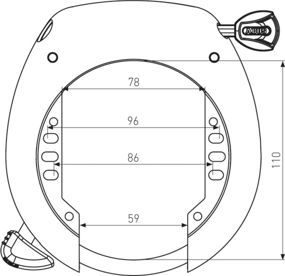 Abus SHIELD XPlus™ 5755L R black Service - Image 2