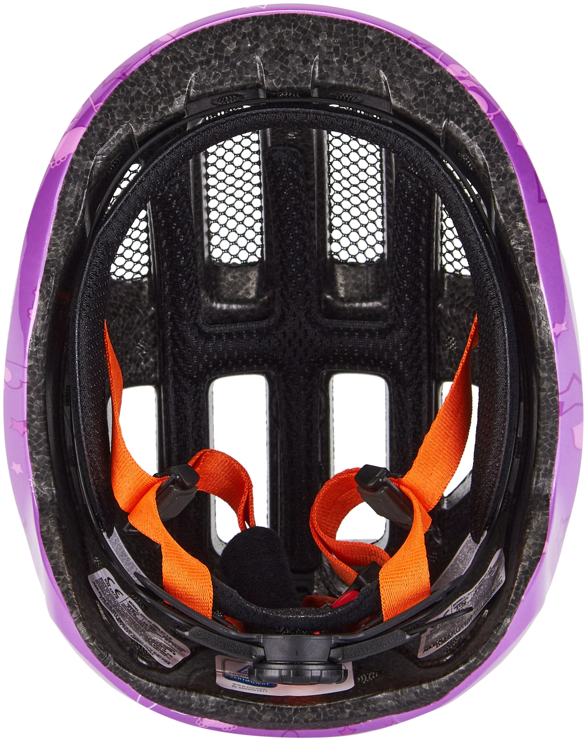 ABUS Smiley 3.0 Helm Kids purple star - Image 7