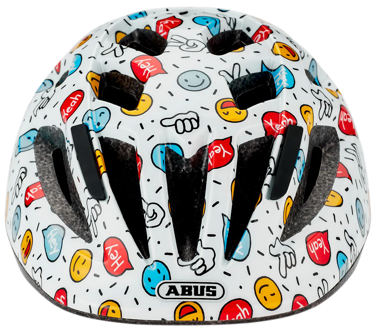 ABUS Smooty 2.0 Kinderhelm weiß smiley - Image 2