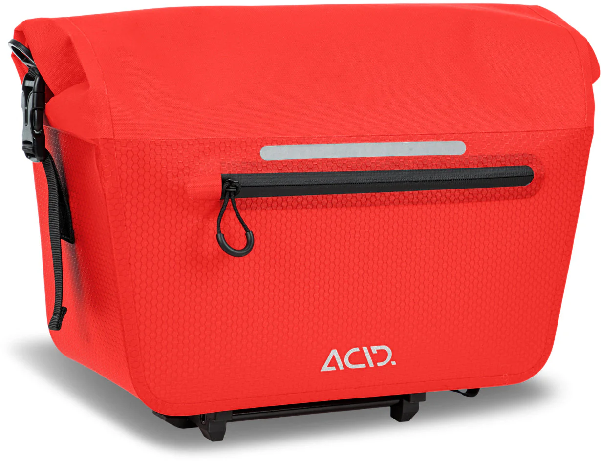 ACID Gepäckträgertasche PRO 14 RILink flame´n´black