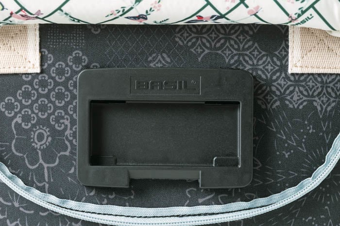 Basil Bohème City KF Lenkertasche 8l schwarz/beige - Image 3