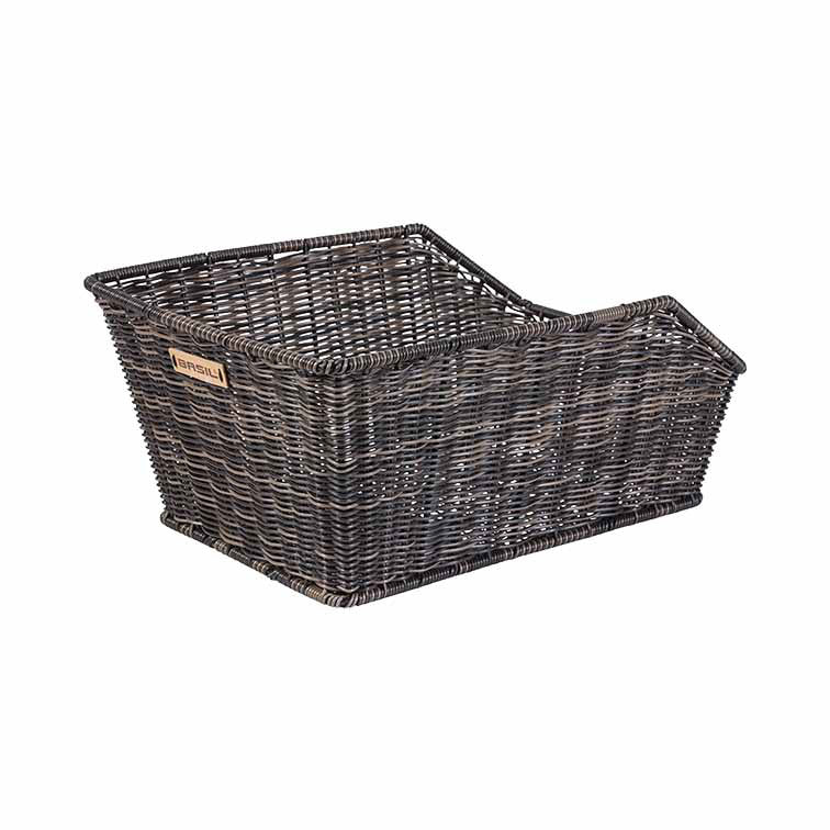Basil Cento Rattan Look GepÀcktrÀgerkorb braun