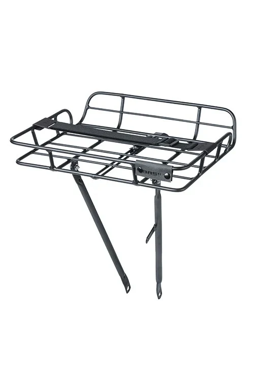Basil Portland Vorderrad-GepĂ€cktrĂ€ger fĂŒr 26"/28" Vorderrad schwarz