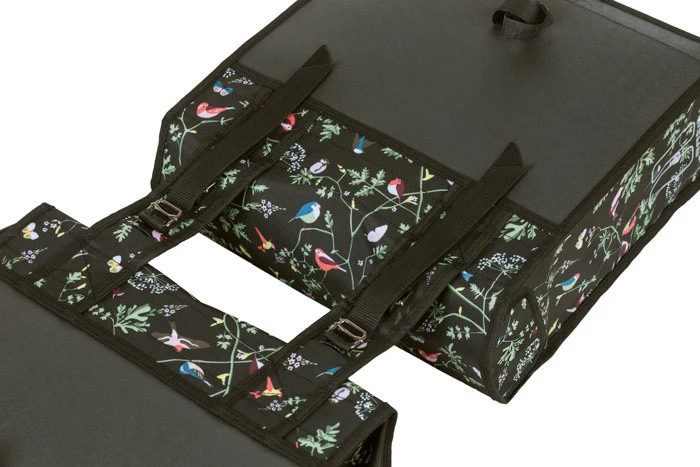 Basil Wanderlust Doppel-Gepäckträgertasche 35l schwarz - Image 3