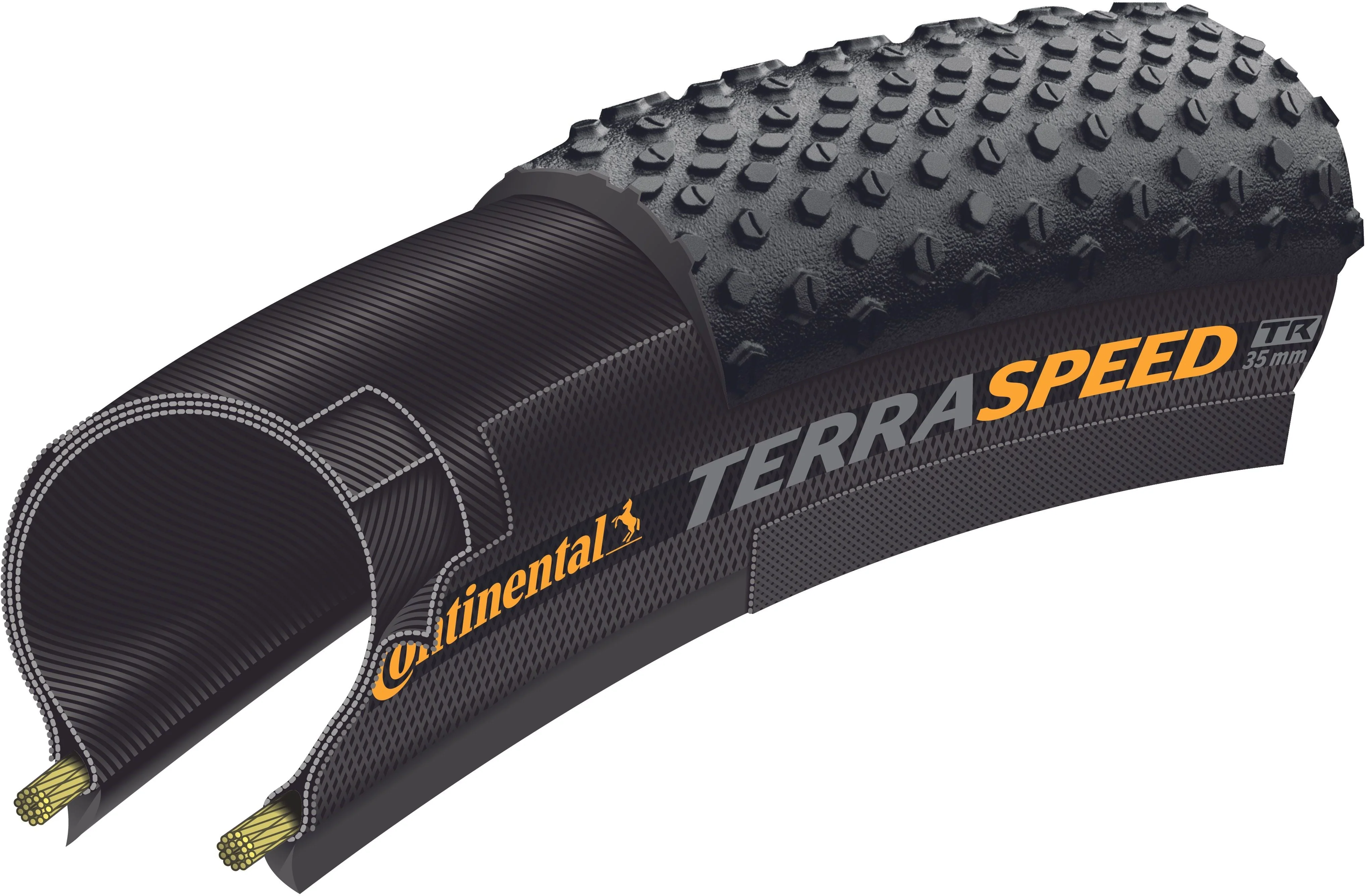 Continental Terra Speed ProTection Faltreifen TLR 28x1.50" schwarz/beige - Image 3