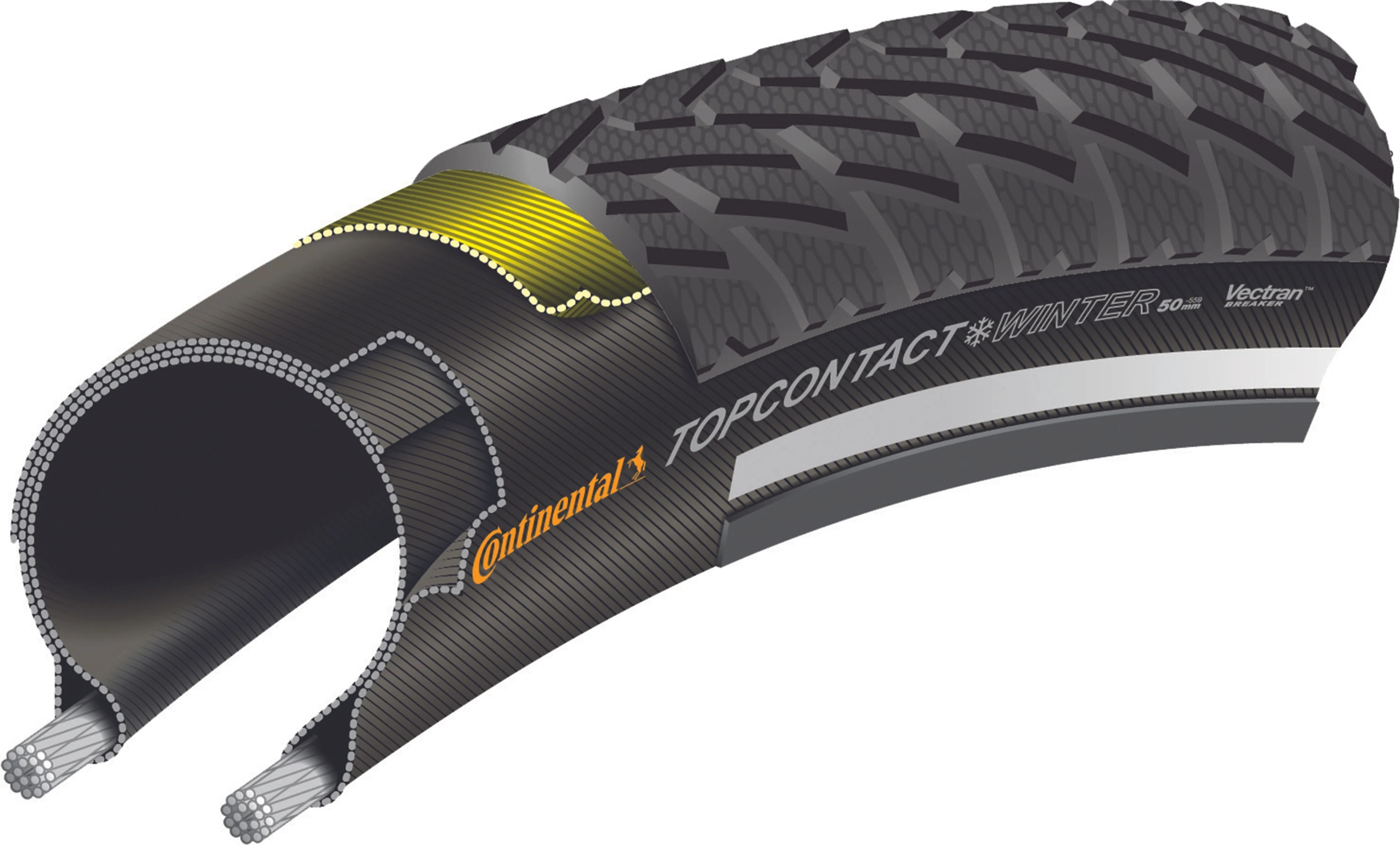 Continental Top CONTACT Winter II Premium Faltreifen 28" Reflex - Image 5