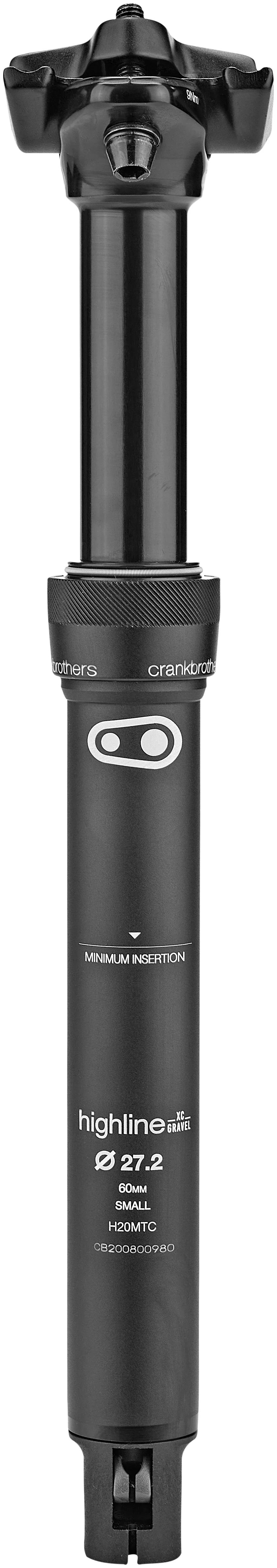 Crankbrothers Highline XC/Gravel Teleskop Sattelstütze Ø27,2mm schwarz - Image 2
