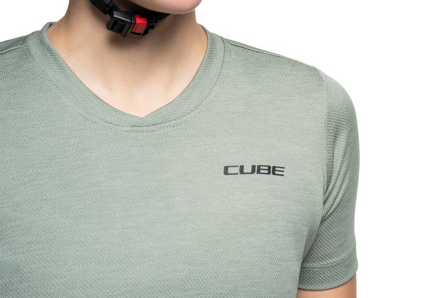 Cube GRAVEL WS Trikot kurzarm green - Image 5