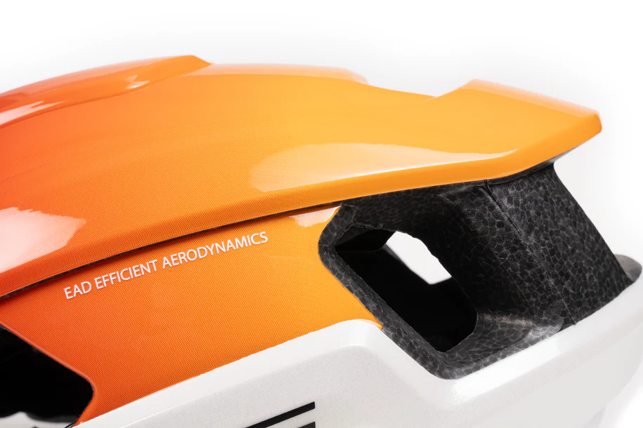 Cube Helm HERON Teamline white'n'orange - Image 4