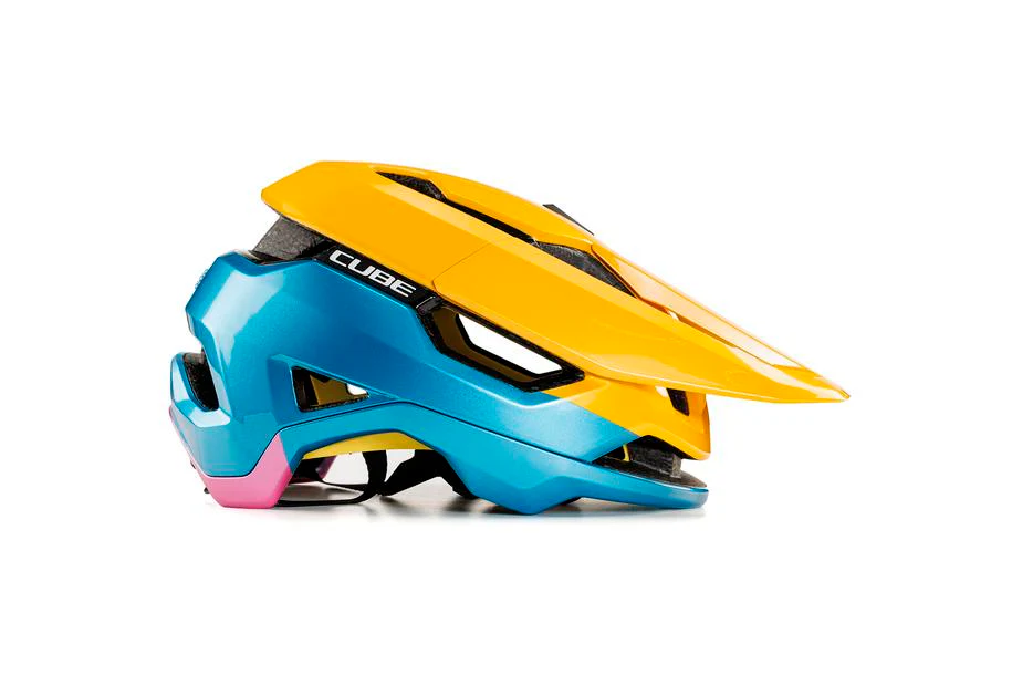 CUBE Helm TROOPER yellow´n´blue´n´pink - Image 2