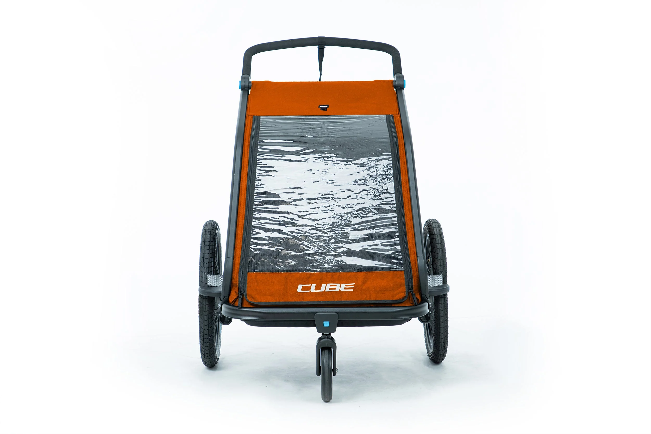 CUBE Kinder Fahrradanhänger Double CMPT X Actionteam - Image 2