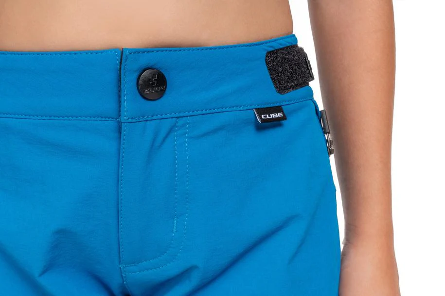 Cube MTB Baggy Short ROOKIE X Actionteam blue - Image 4