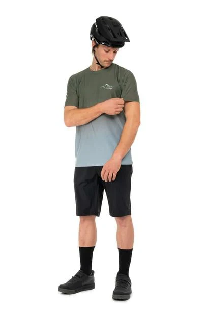 Cube MTB Rundhalstrikot Soft Touch kurzarm olive´n´sage - Image 3