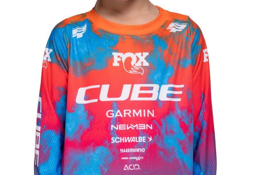 Cube MTB Trikot ROOKIE X Actionteam langarm black´n´blue - Image 3