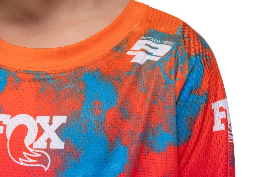 Cube MTB Trikot ROOKIE X Actionteam langarm black´n´blue - Image 4