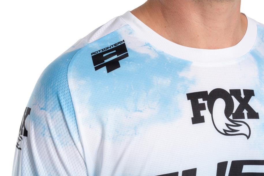 Cube MTB Trikot X Actionteam langarm topas blue - Image 4