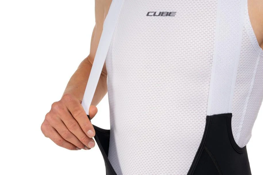 Cube ROAD/XC Trägerhose TEAMLINE kurz black - Image 5