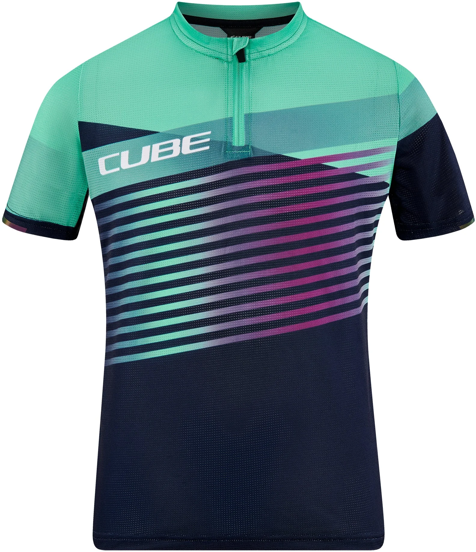 CUBE TEAMLINE Trikot ROOKIE kurzarm blue´n´mint - Image 4