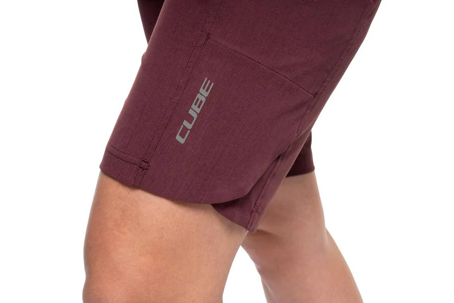 Cube WS Trail Short CMPT bordeaux - Image 5
