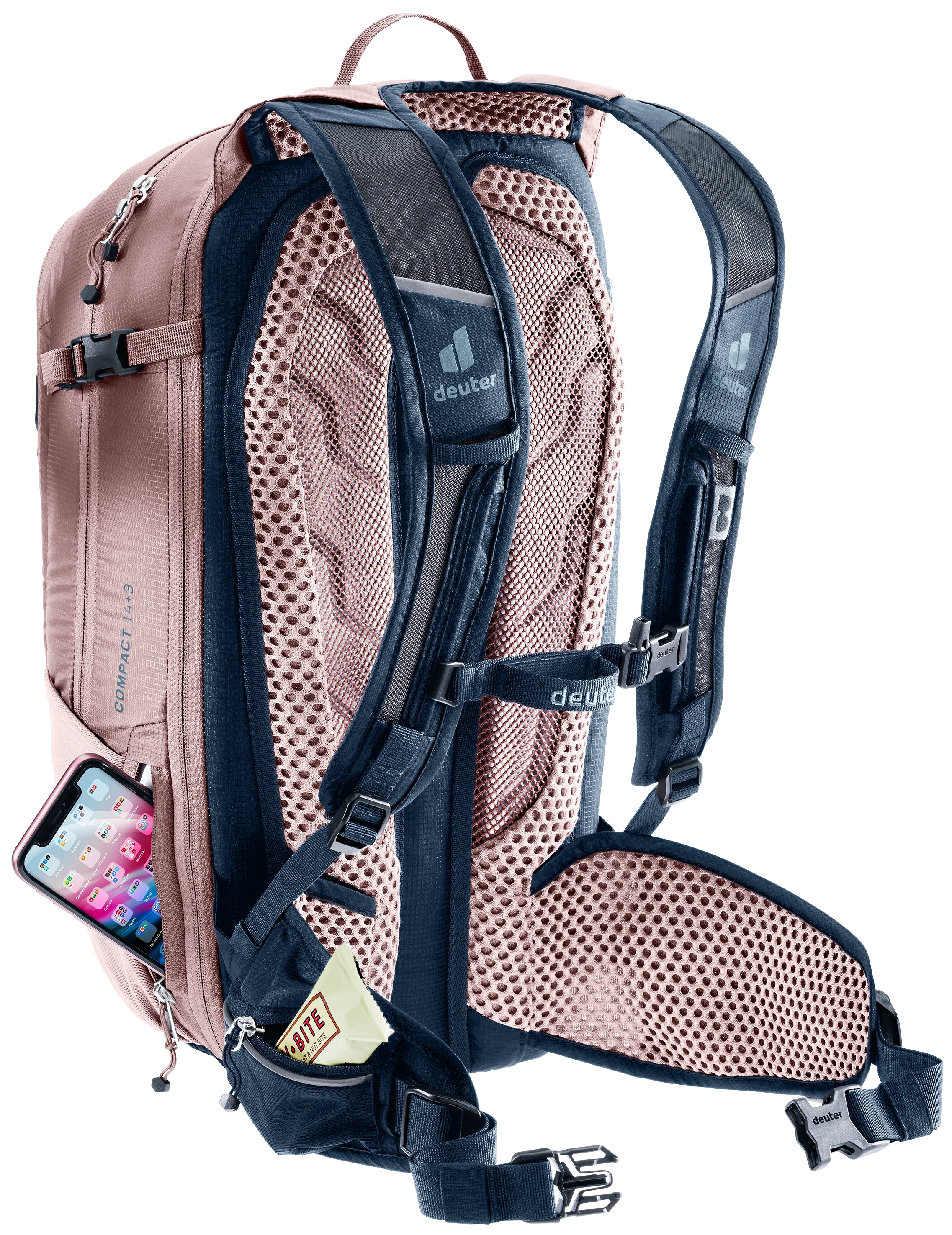 deuter Compact 14+3 Fahrradrucksack ink-ashrose - Image 12