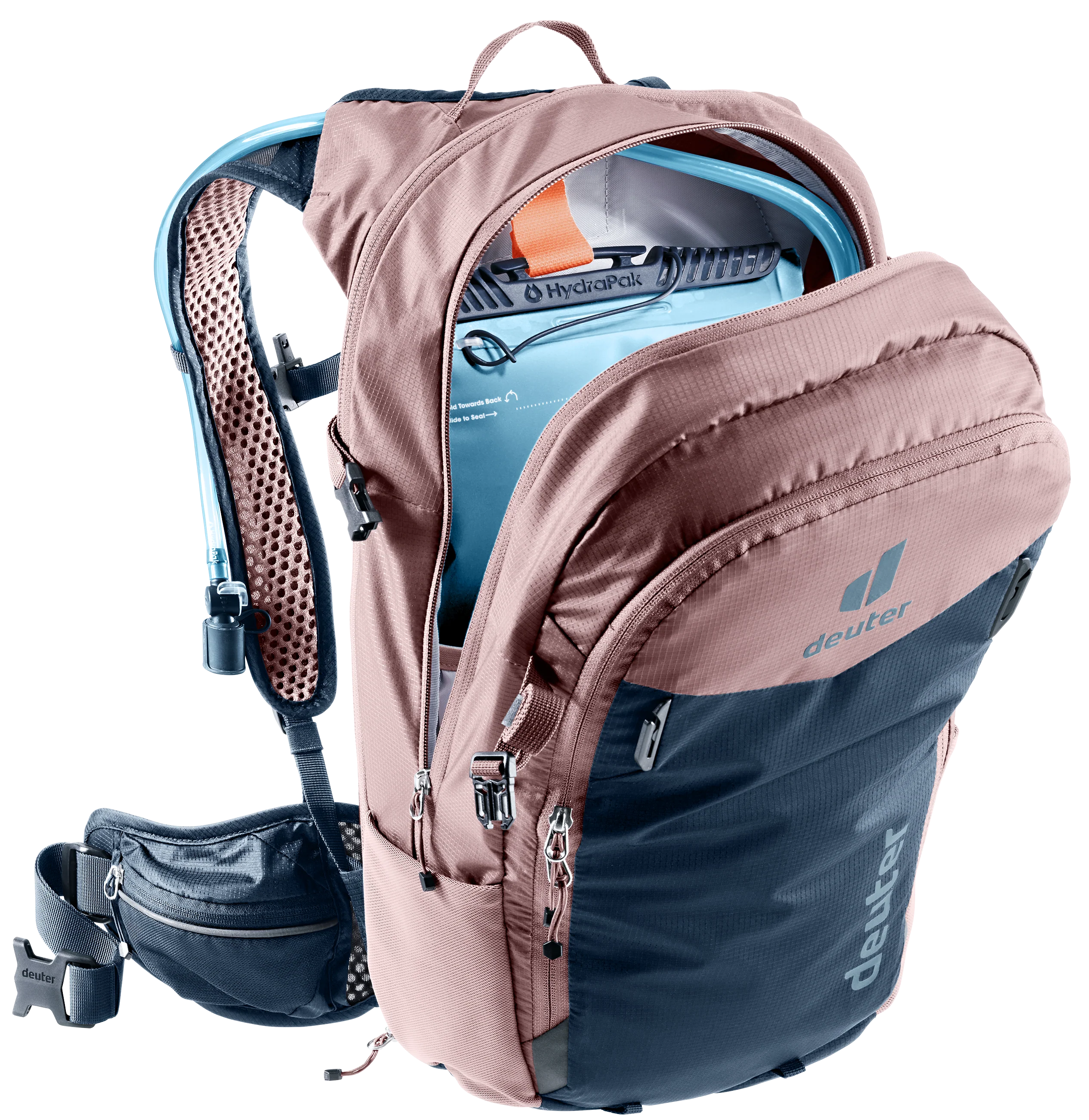 deuter Compact 14+3 Fahrradrucksack ink-ashrose - Image 7