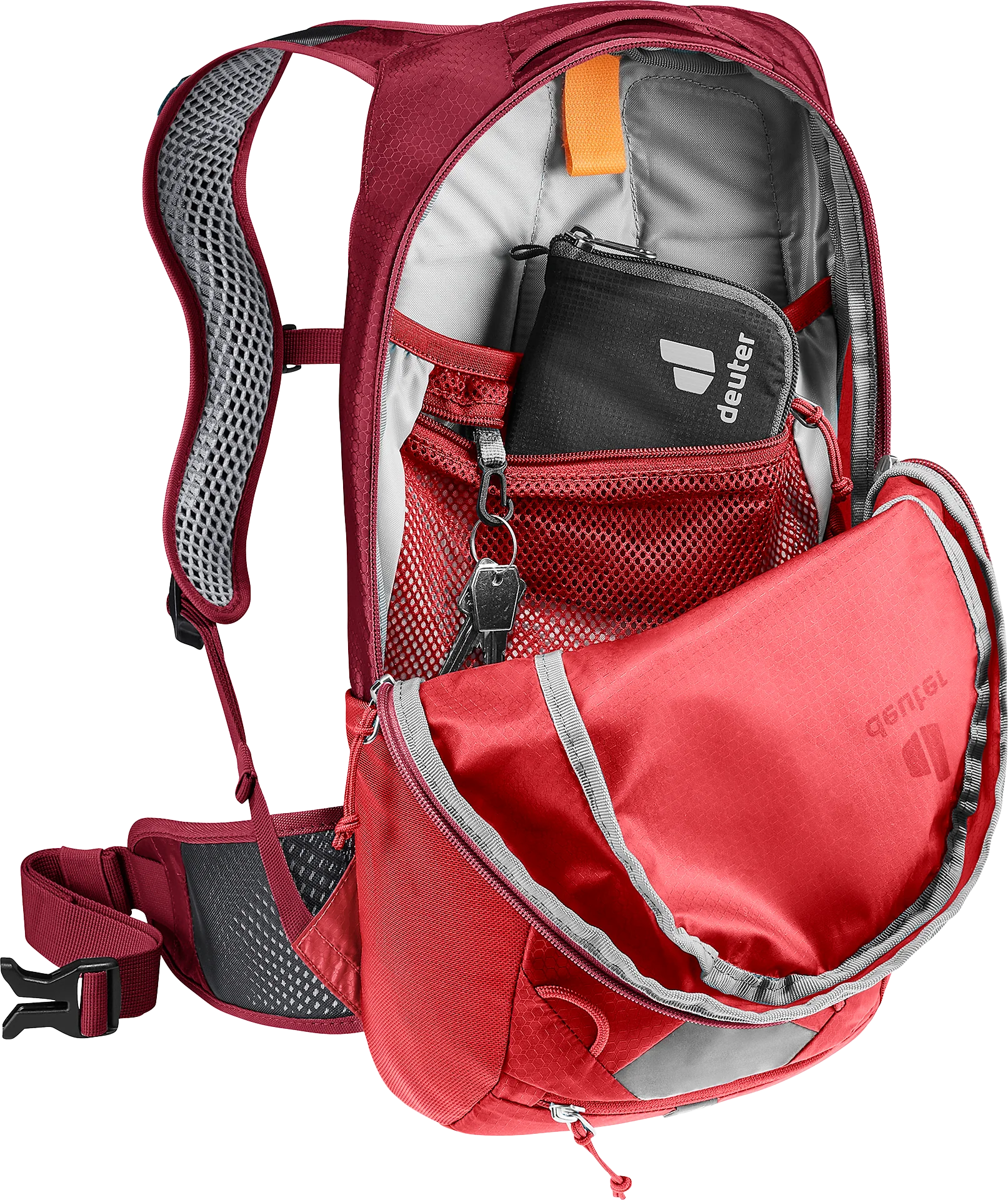 deuter Race 8 Fahrradrucksack cherry-masala - Image 10