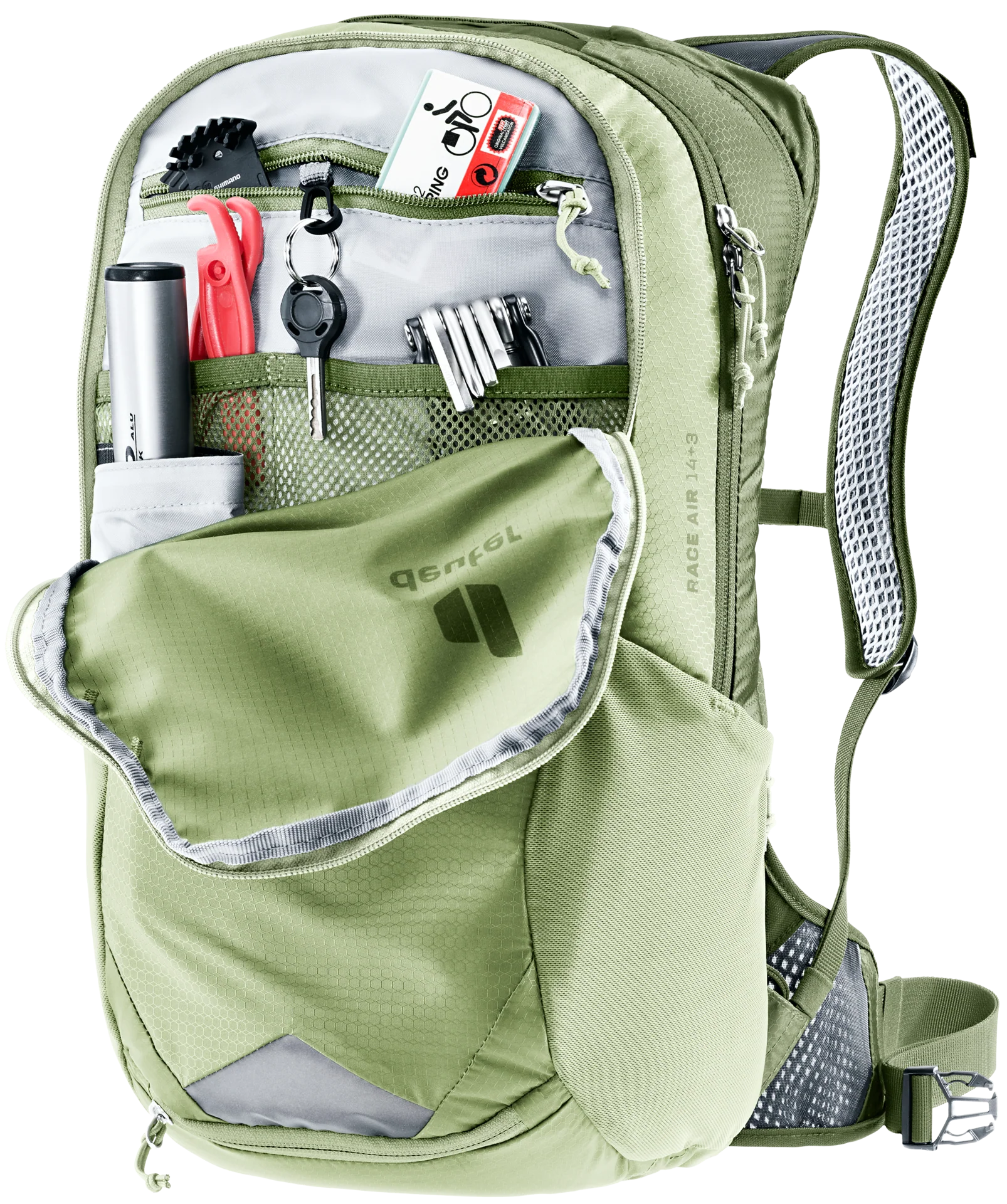 deuter Race Air 14+3 Fahrradrucksack mineral-grove - Image 9