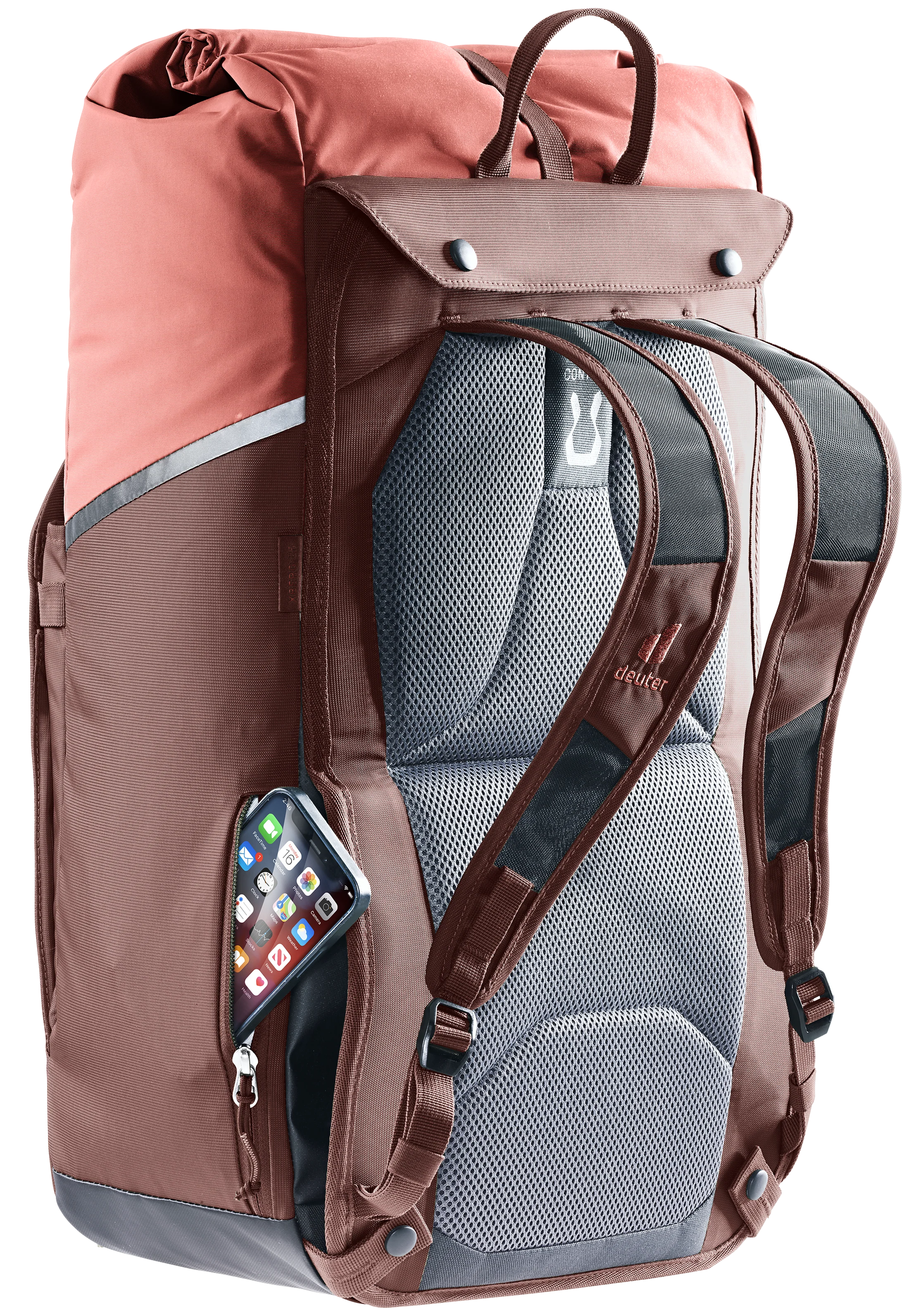 deuter Xberg 25 Rucksack Gepäckträgertasche raisin-caspia - Image 8