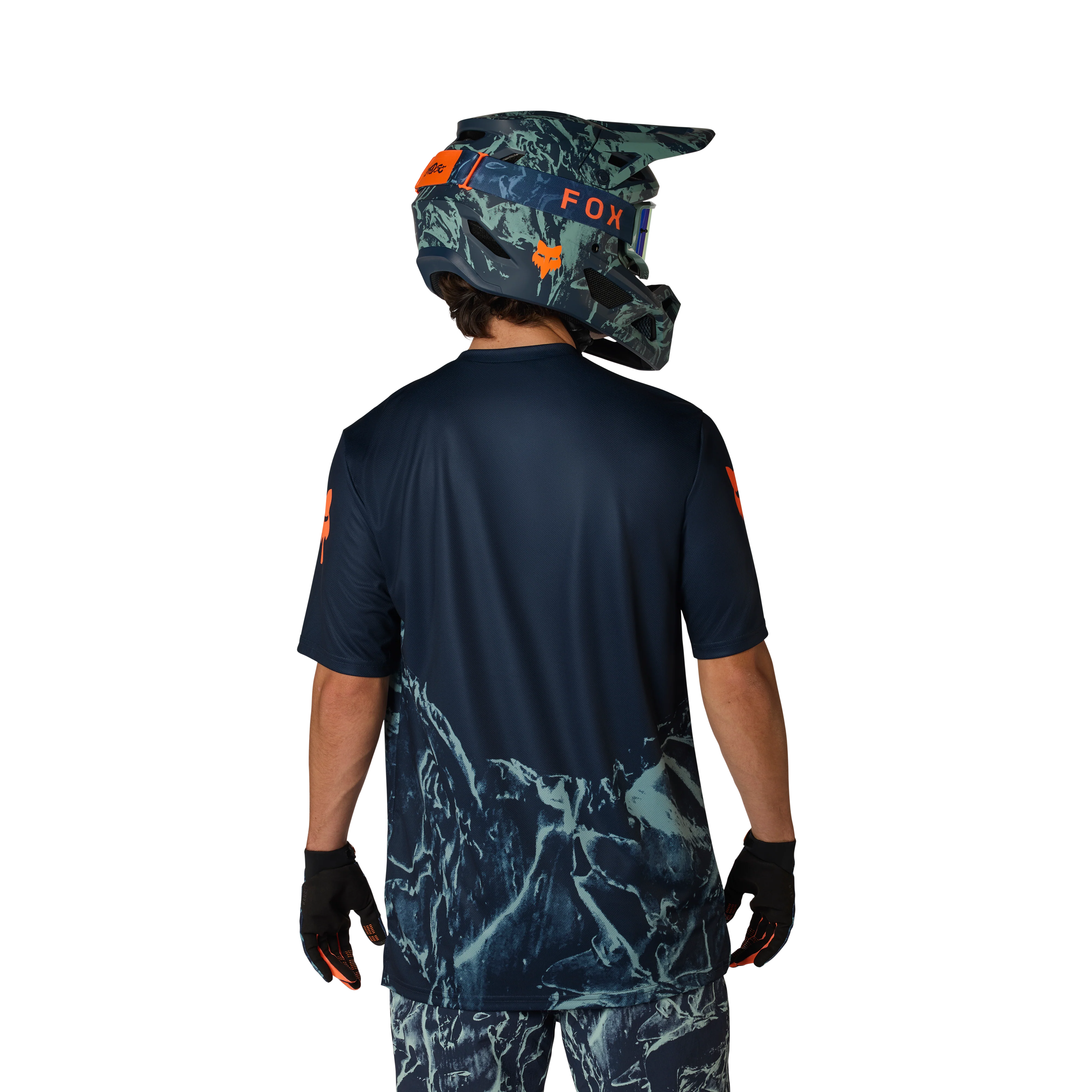 Fox Ranger SS Jersey Img Print Arctic Blue - Image 4