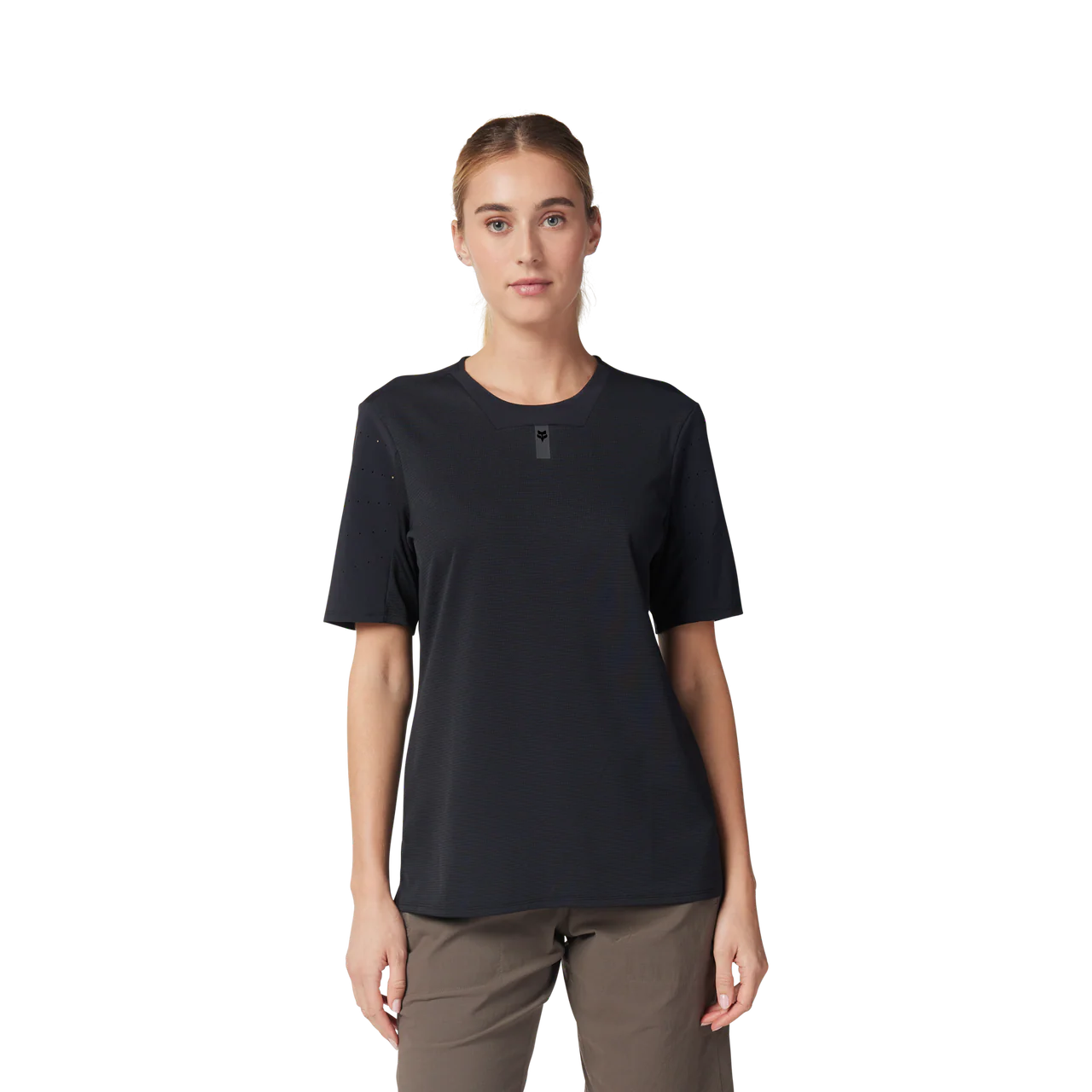 Fox W Defend SS Jersey Black - Image 3