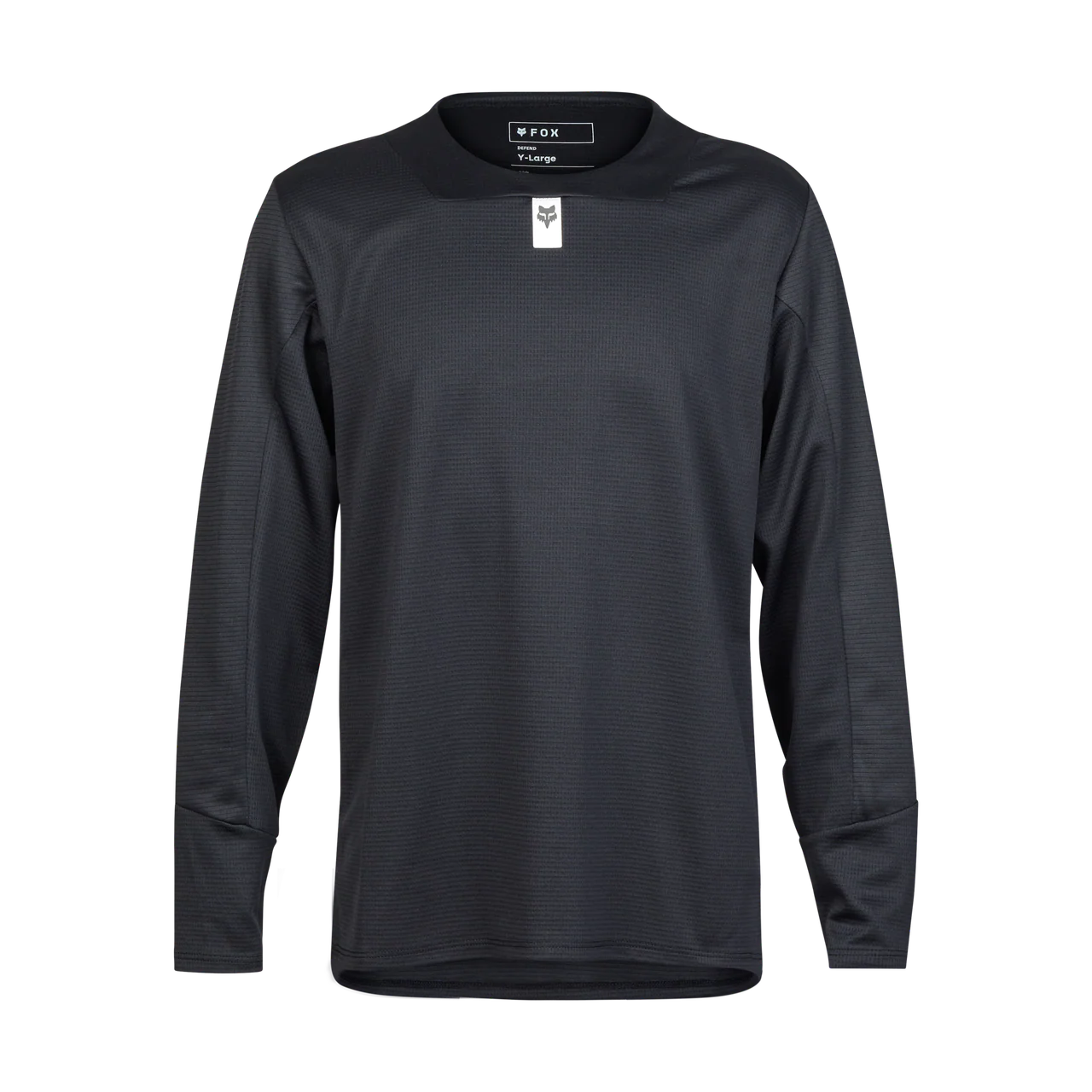 Fox YTH Defend LS Jersey Black