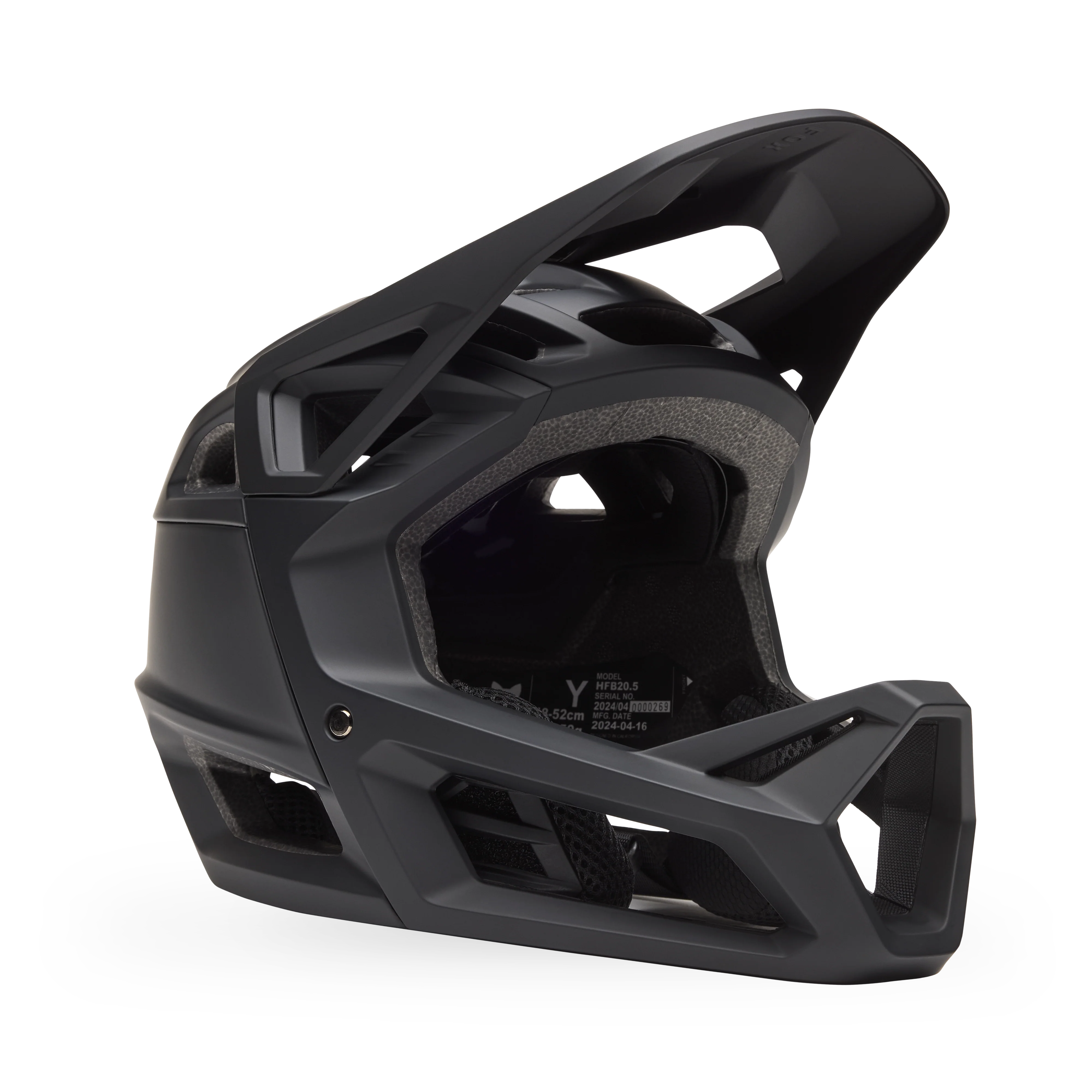 Fox YTH Proframe Full Face Helm Matte Black