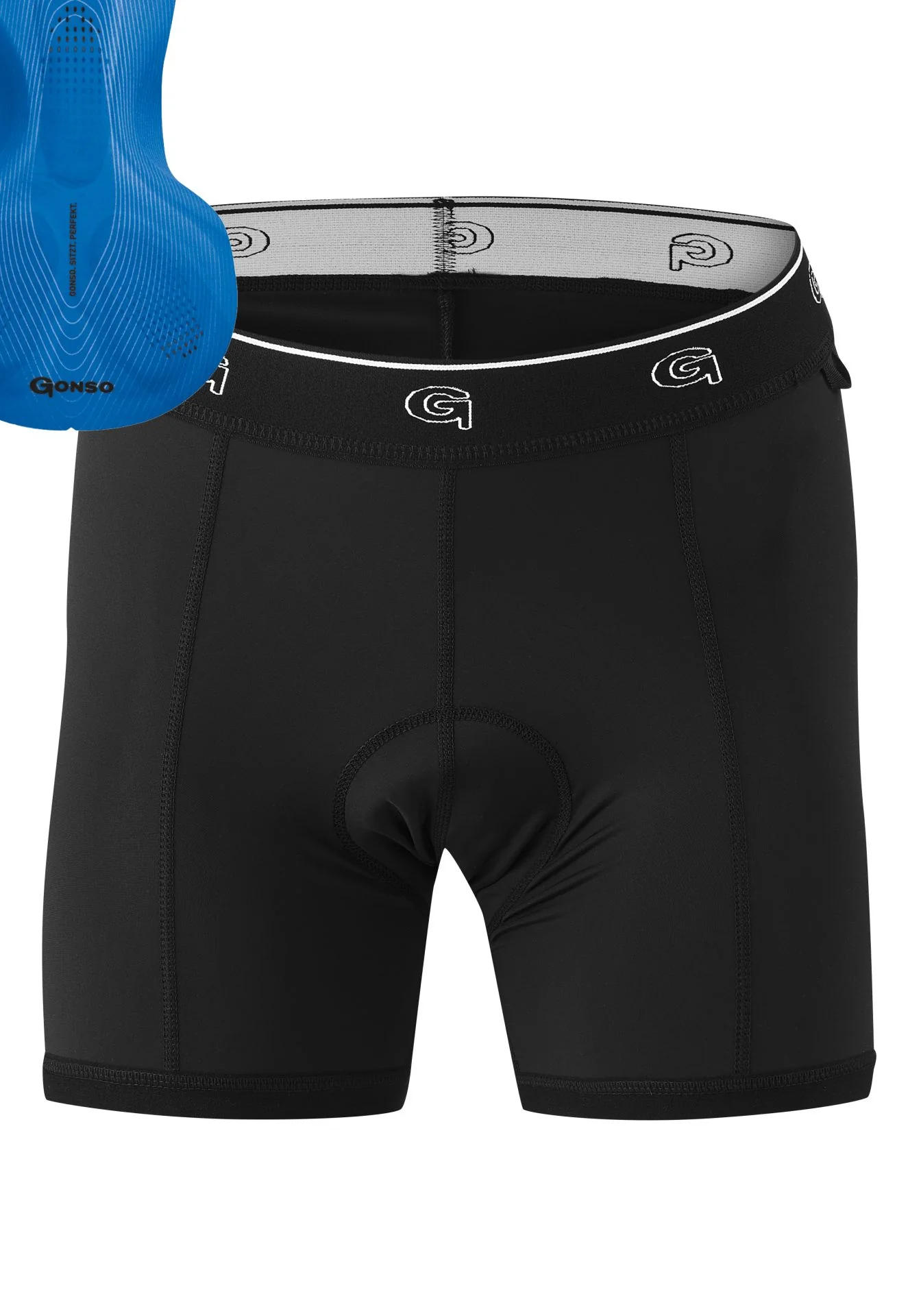 Gonso SITIVO Blue Shorts Herren black/skydiver - Image 4