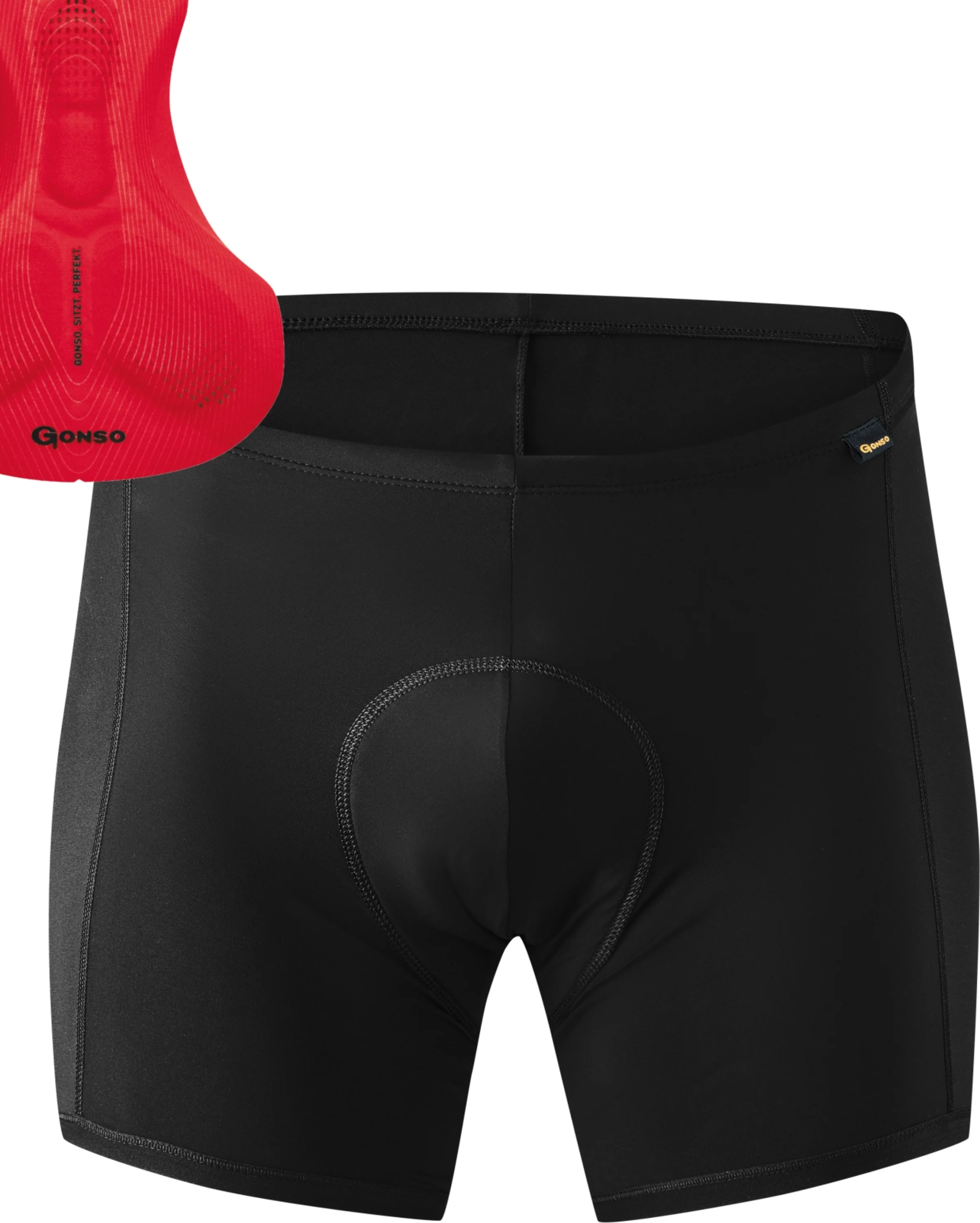Gonso SITIVO Herren Unterhose black / fire - Image 3