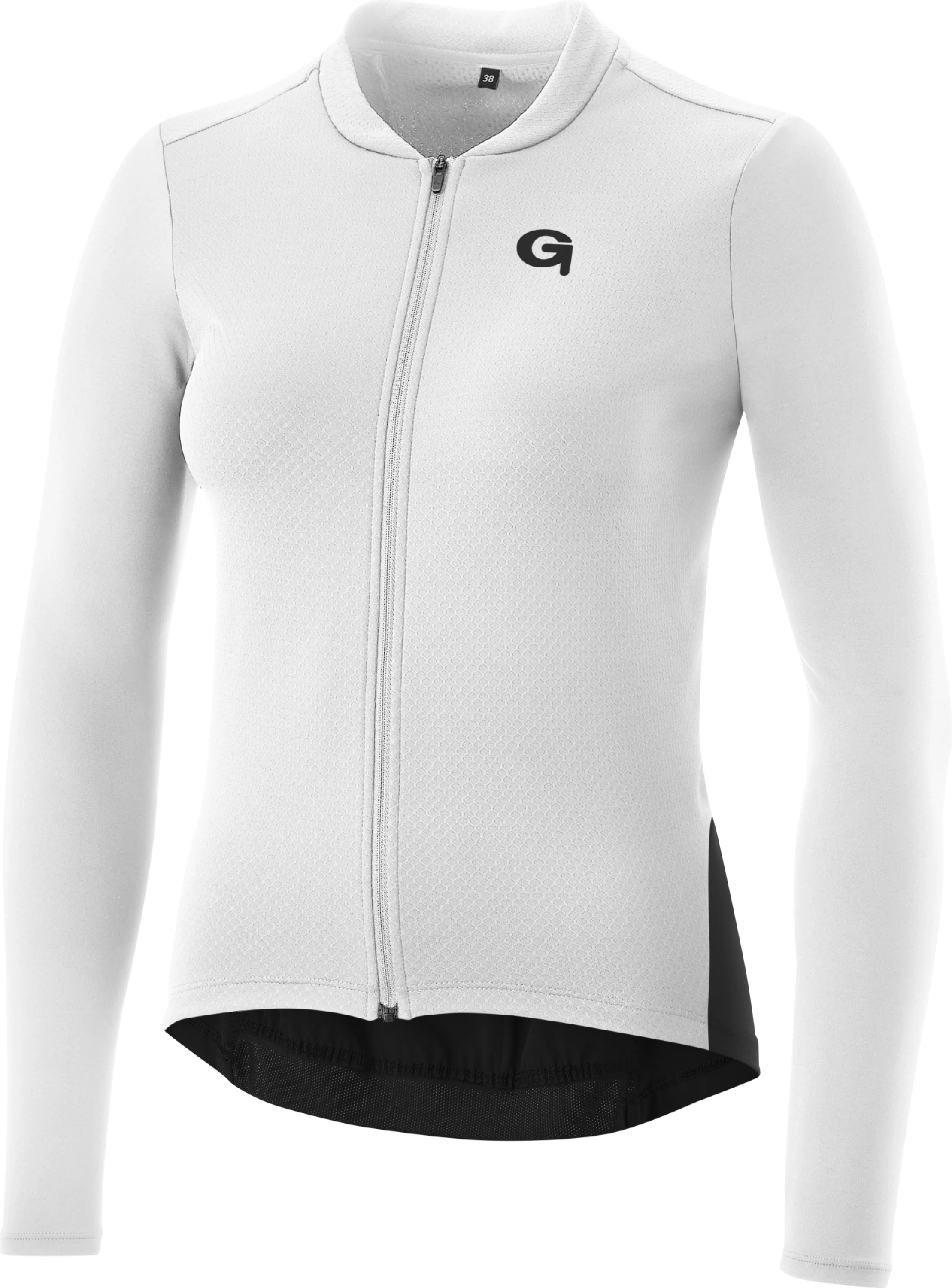 Gonso SITIVO TRIKOT LONGSLEEVE - Damen-Radtrikot-1/1-FZ white / black - Image 2