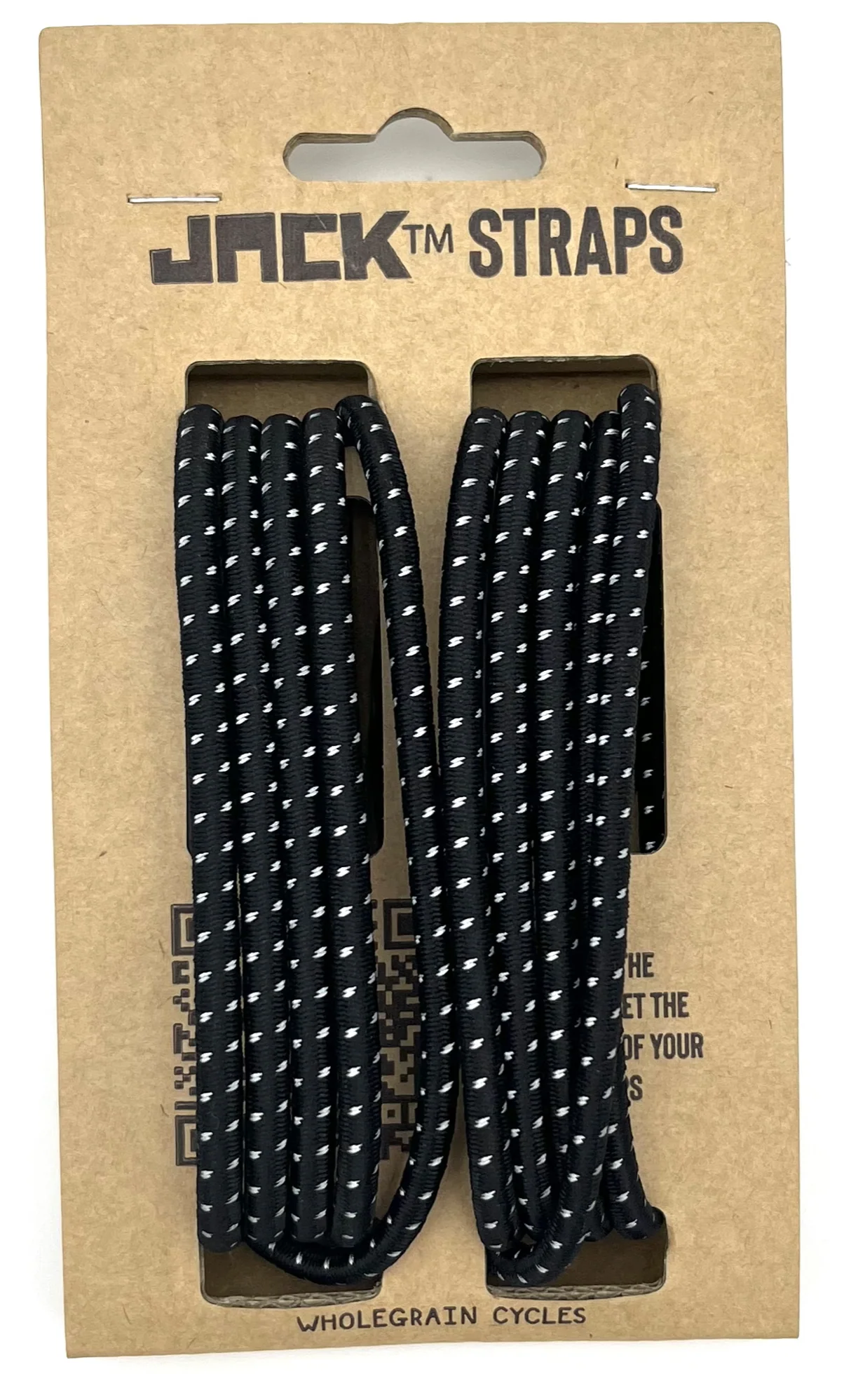 Jack The Bike Rack Straps Bungee SpannbÀnder black reflective