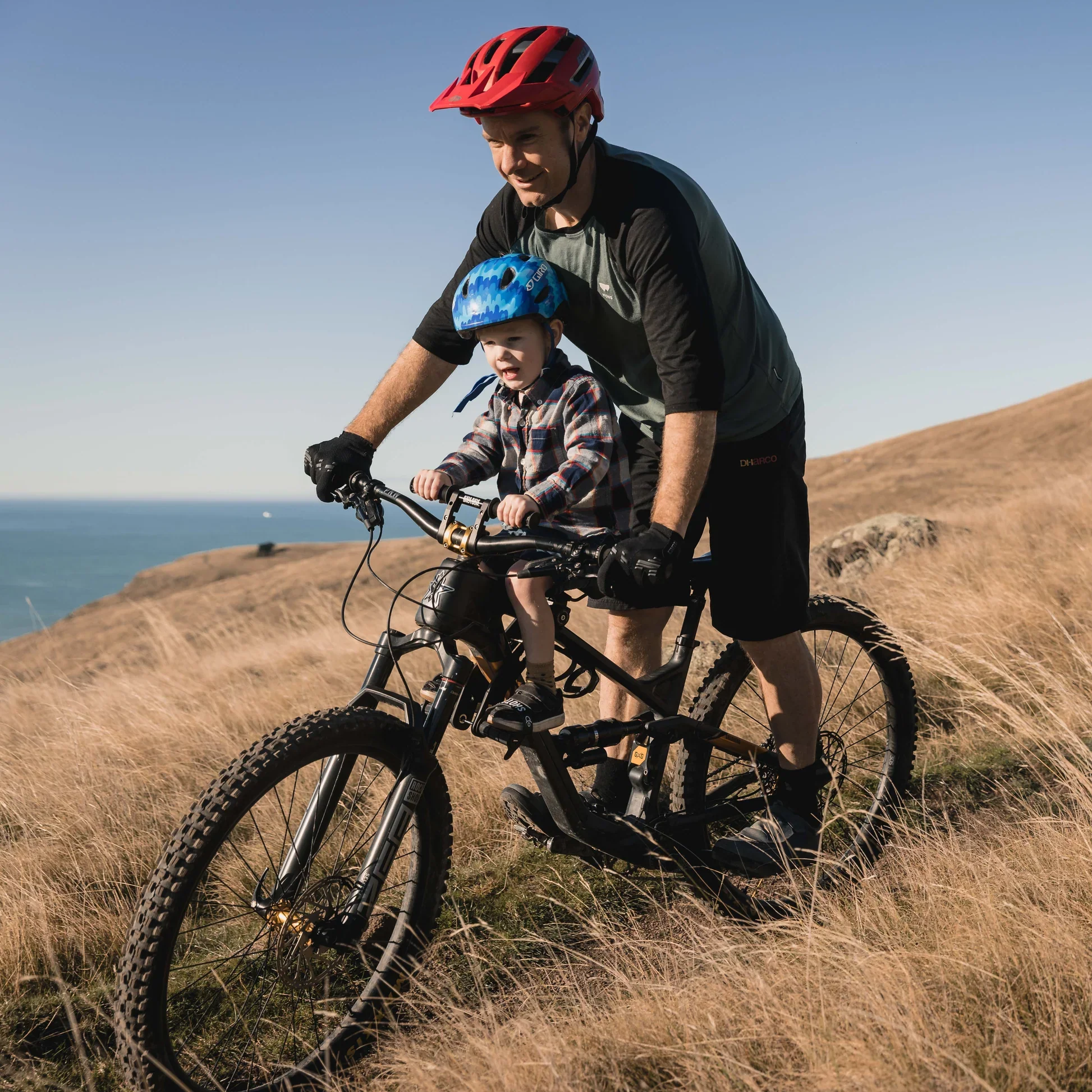 Kids Ride Shotgun 2.0 MTB Front Kindersitz/Lenker Combo Set black - Image 5