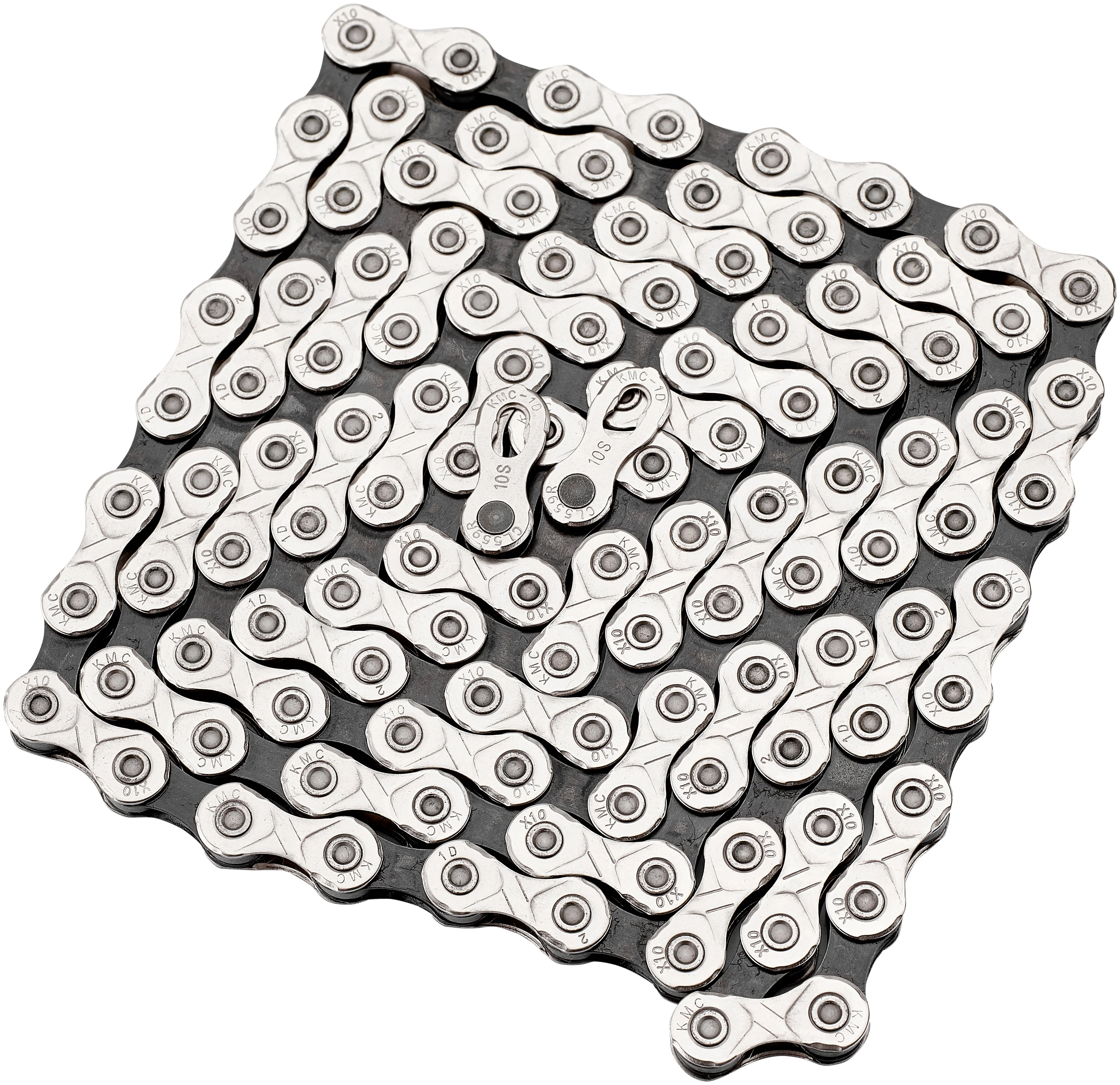 KMC X10 Kette 10-fach silber/schwarz - Image 2
