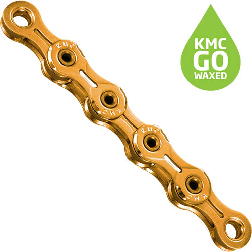 KMC X11SL Kette Ti-N 11-fach 118 Glieder gewachst gold