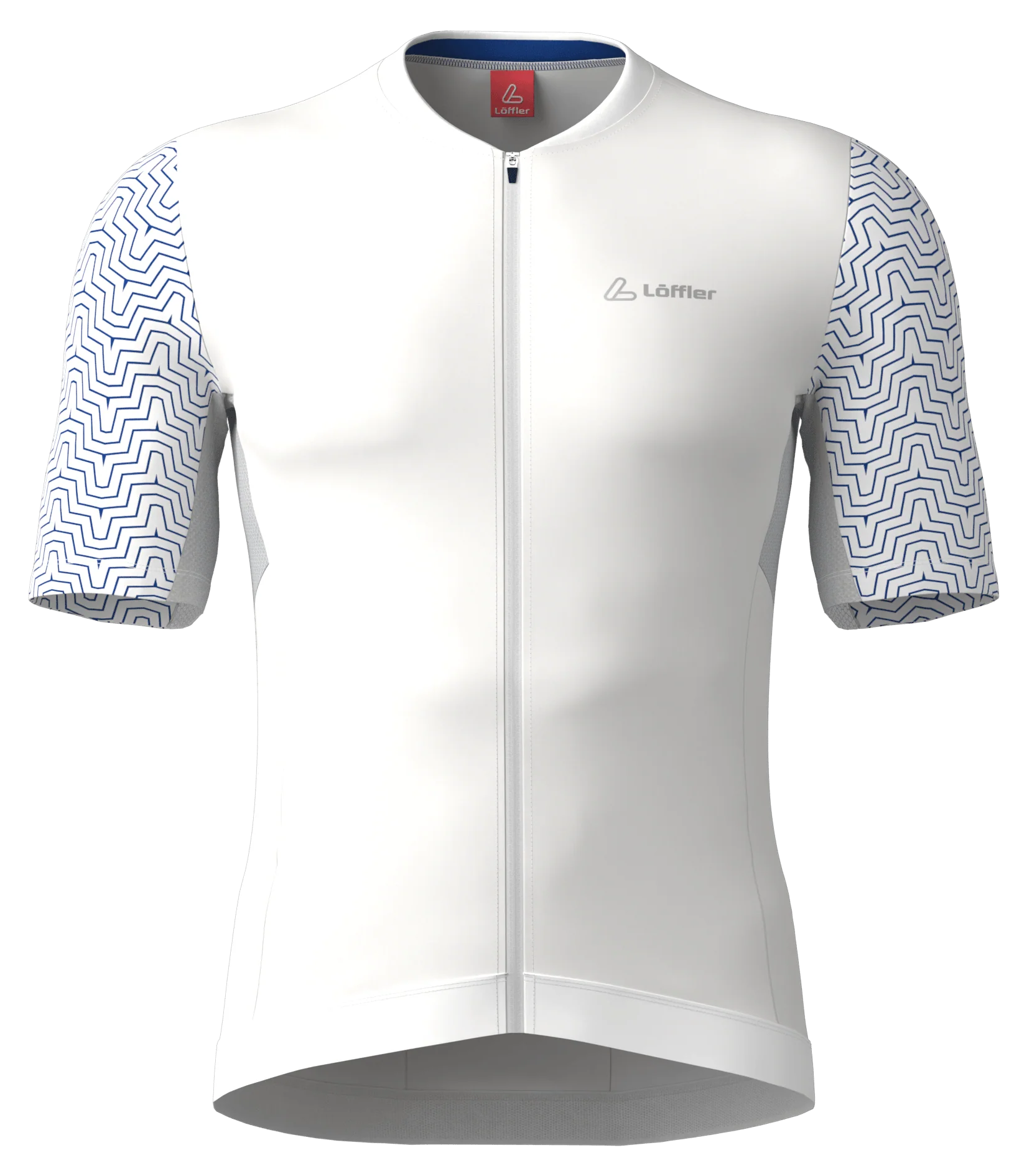 Löffler M Bike Jersey Fz Gordy Mid White/Marin