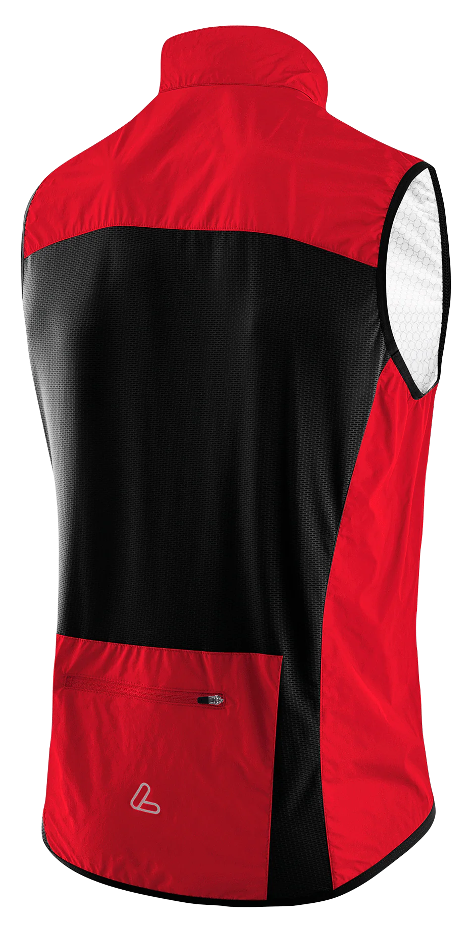 Löffler M Bike Vest Cf Wpm Pocket Red - Image 2