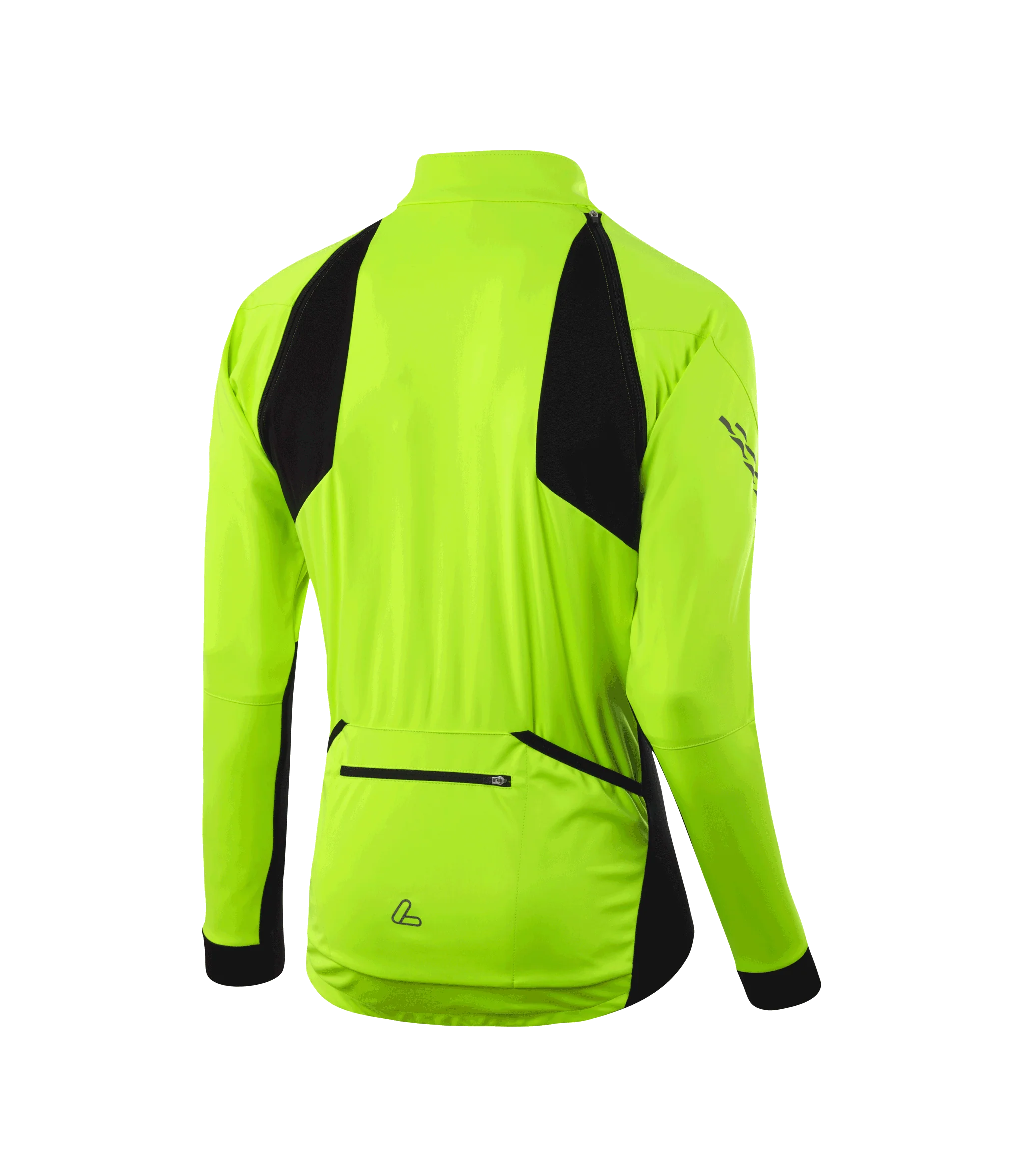 Löffler M Bike Zip-Off Jacket San Remo Ab Light Neon Yellow - Image 2