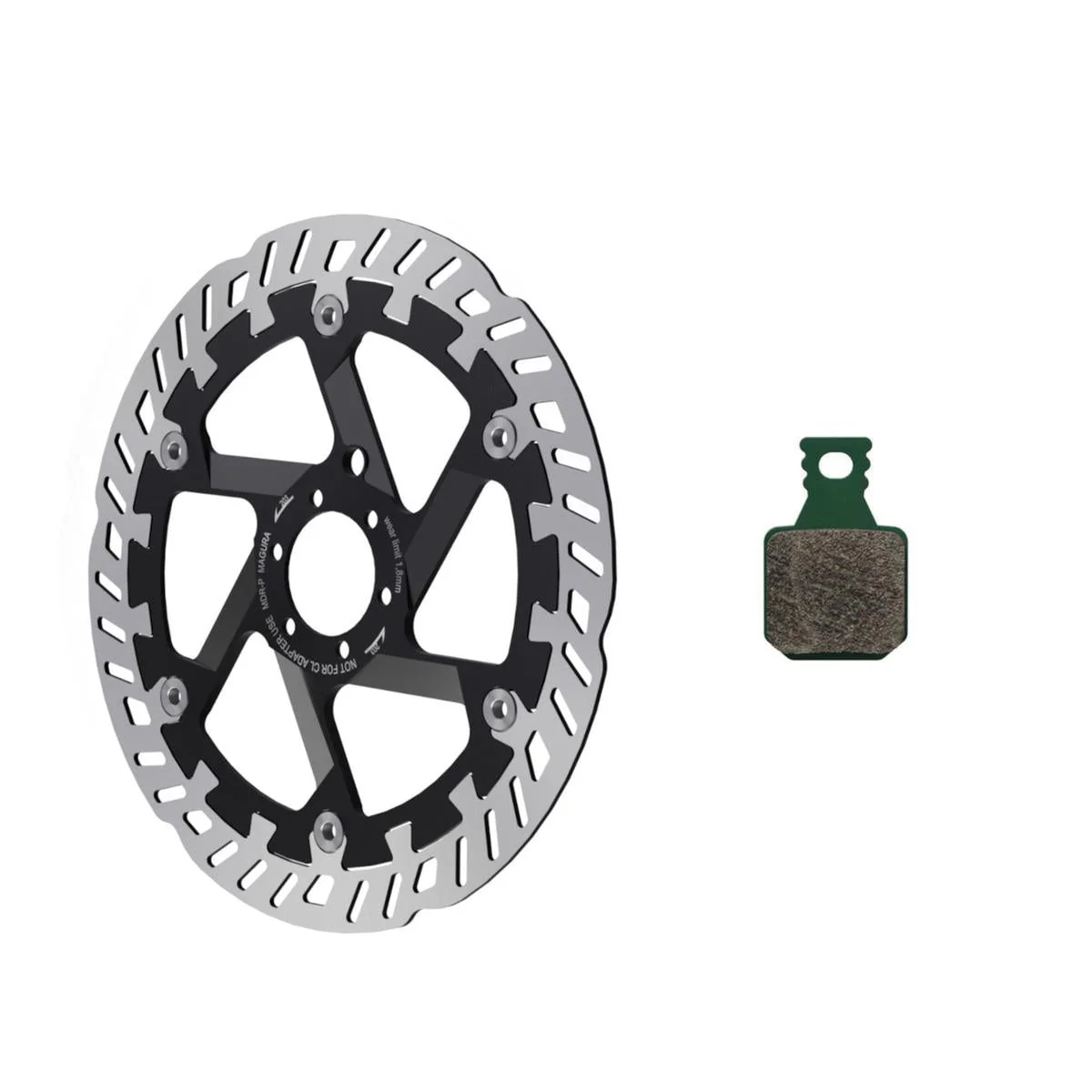 Magura MT eSTOP Optimiertes Kit mit 8.S MDR-P 6-Loch Ø180mm Bremsscheibe und Bremsbeläge - Image 3