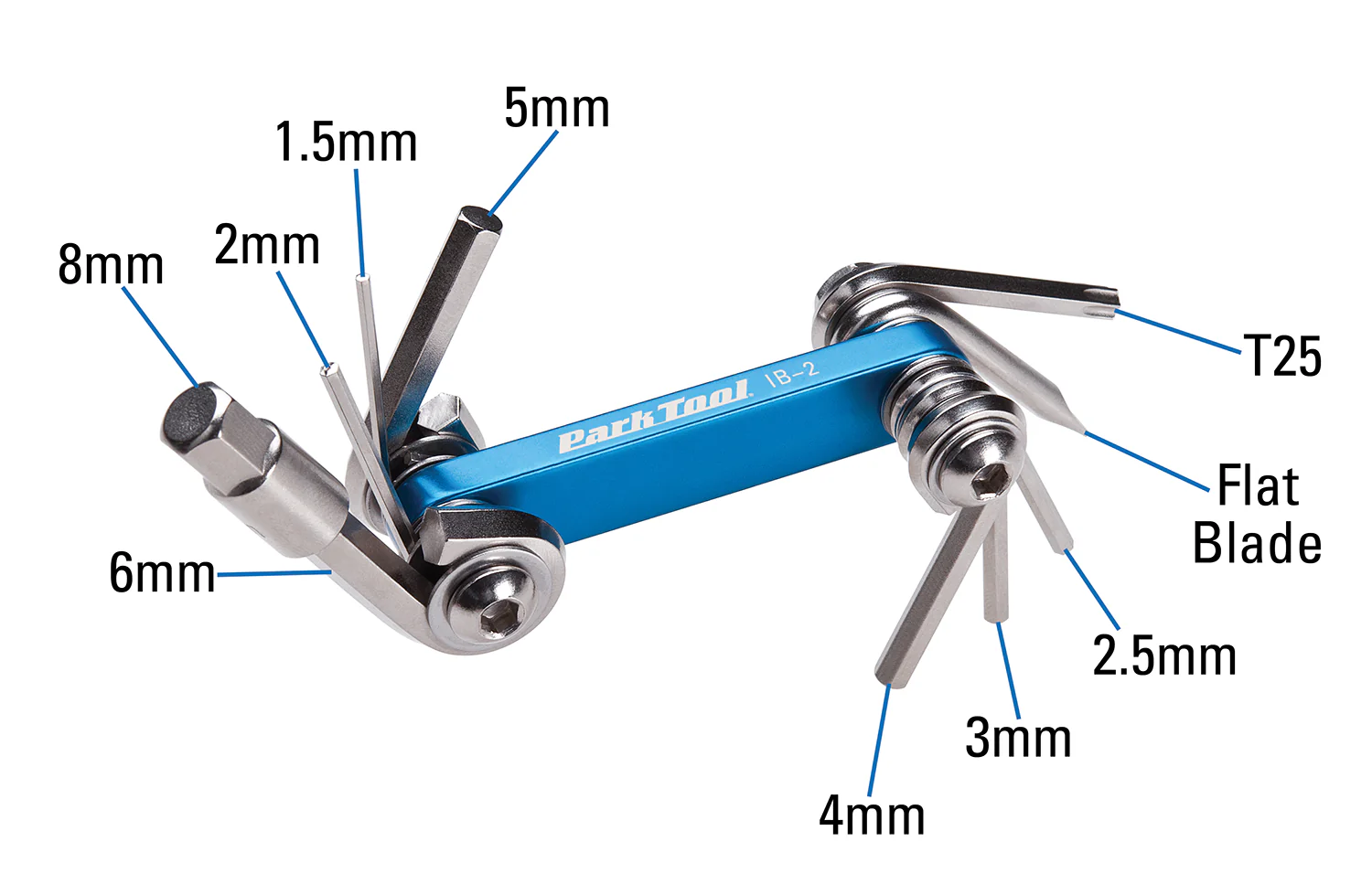 Park Tool IB-2 I-Beam Mini-Faltwerkzeug - Image 2