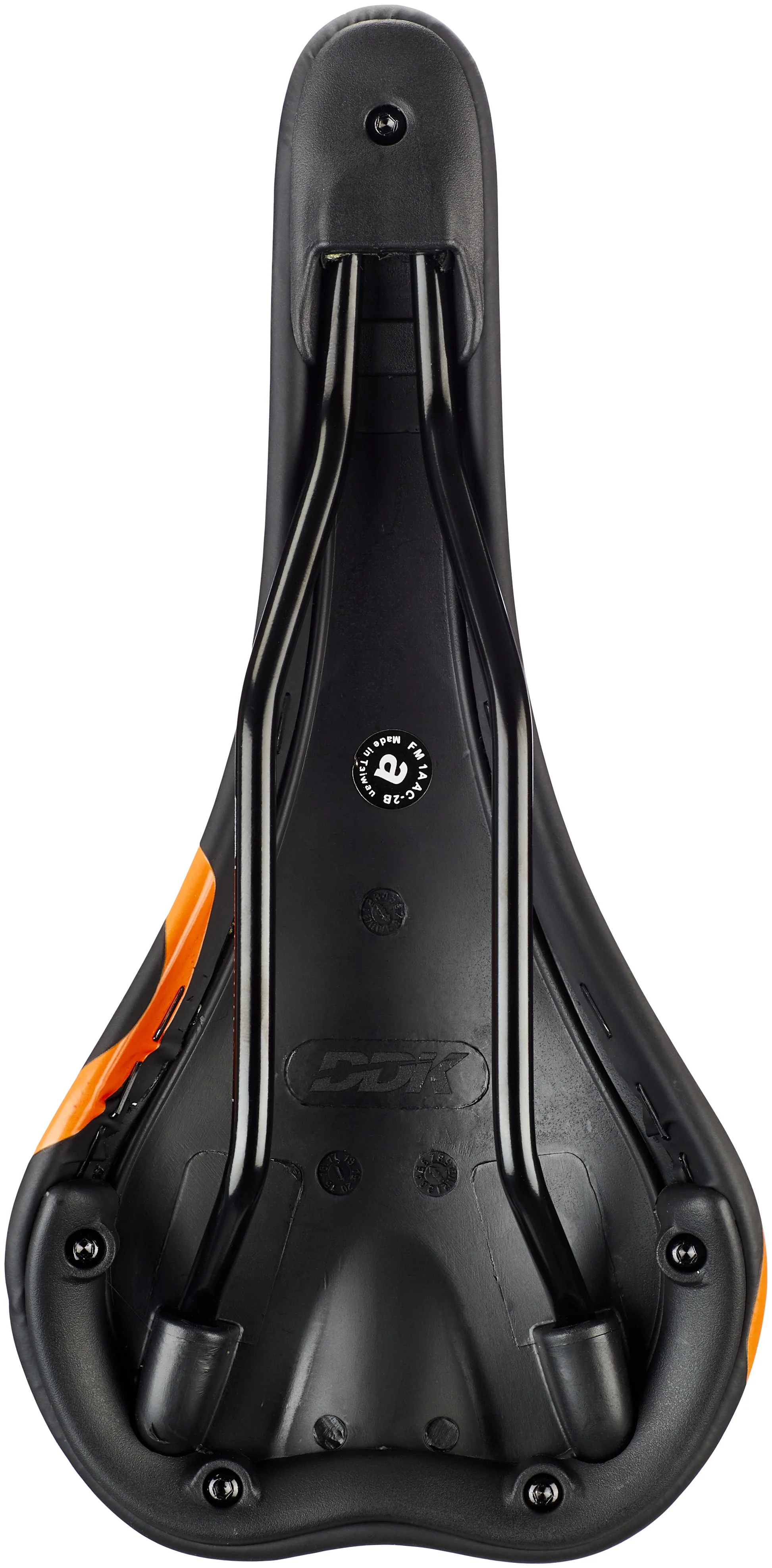 Reverse Fort Will Style Sattel schwarz/orange - Image 5