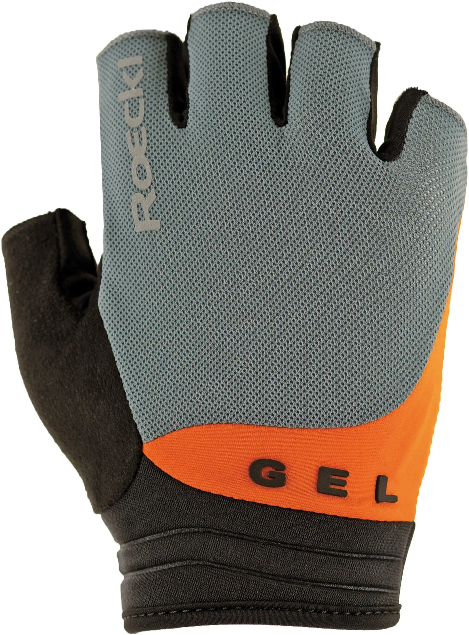 Roeckl Itamos 2 Handschuhe Hurricane Grey/orange - Image 3