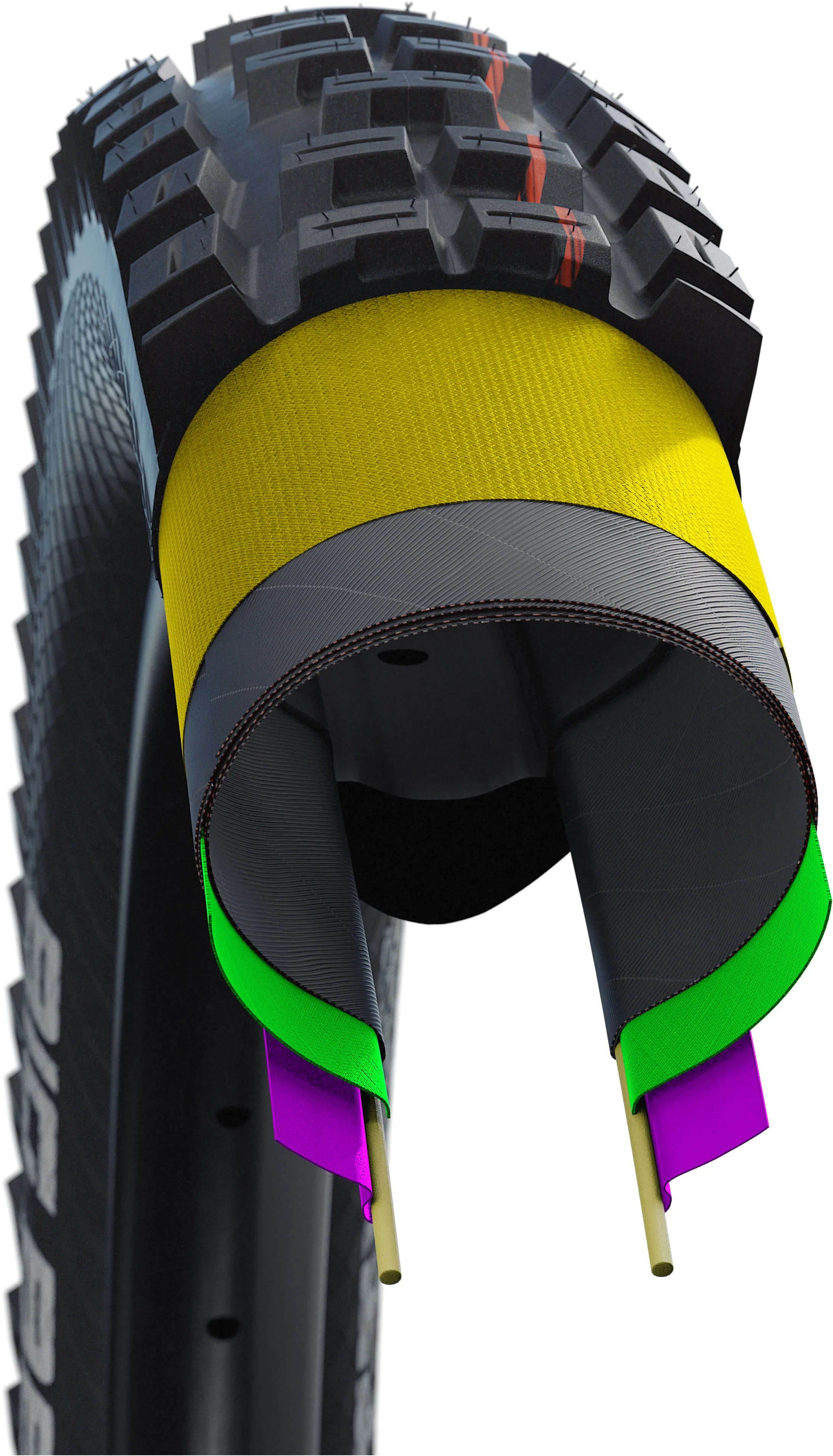 Schwalbe Big Betty Super Gravity Evolution Faltreifen 29x2.60" TLE E-50 Addix Soft schwarz - Image 4