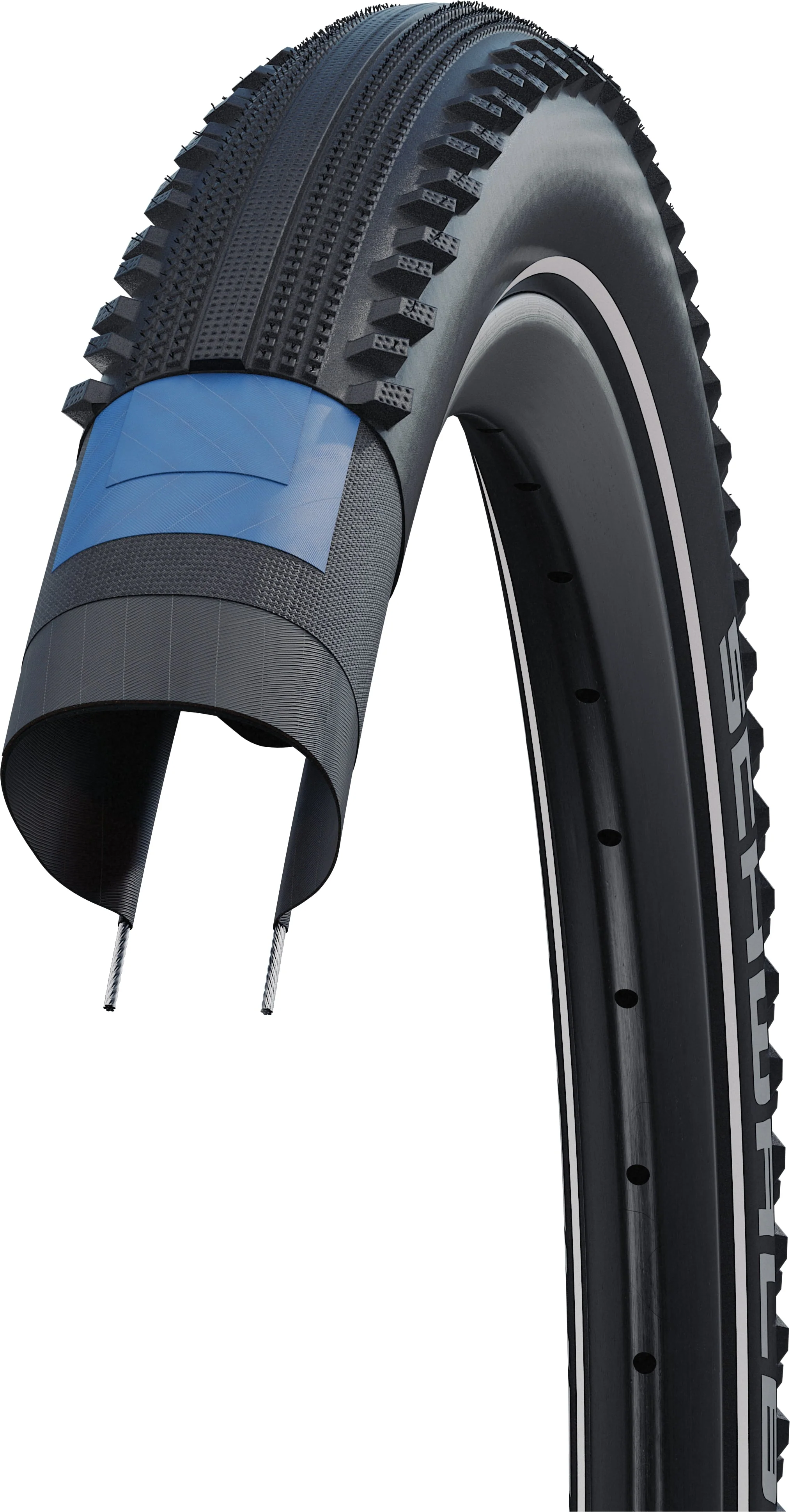 Schwalbe Hurricane Performance Drahtreifen 29x2.00" DD RaceGuard E-50 Addix Reflex schwarz - Image 3